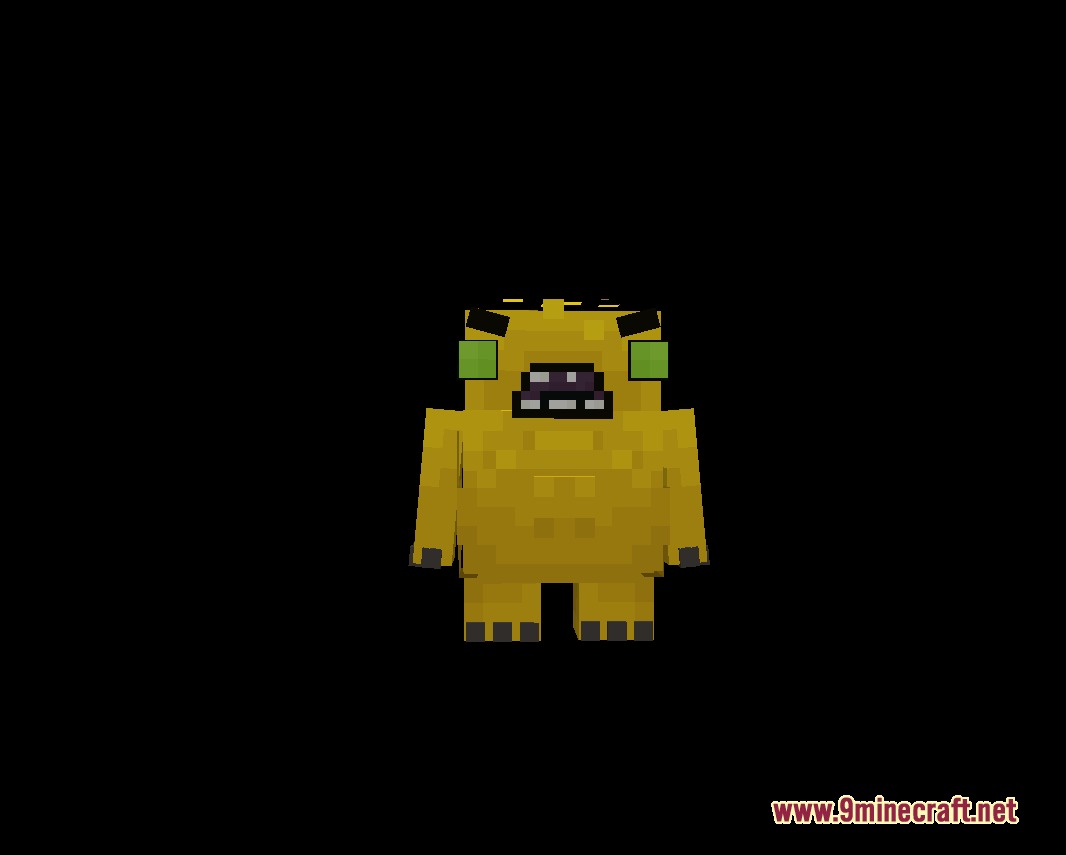 Extraterrestrial Genetic Surge Mod Screenshot 6 A small yellow The Worst alien form with glowing green eyes
