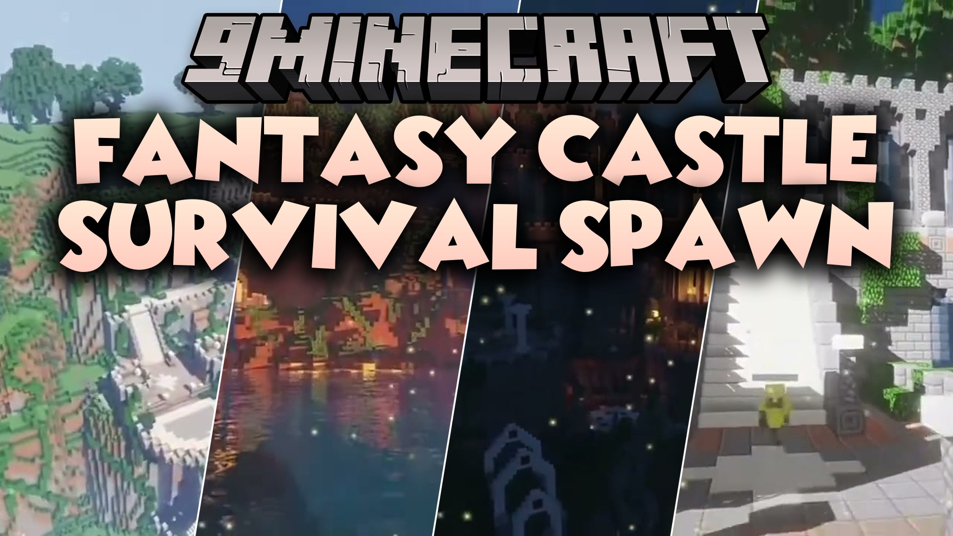 Fantasy Castle Survival Spawn Map (26.2, 1.20.1) – Claim Your Royal Fortress