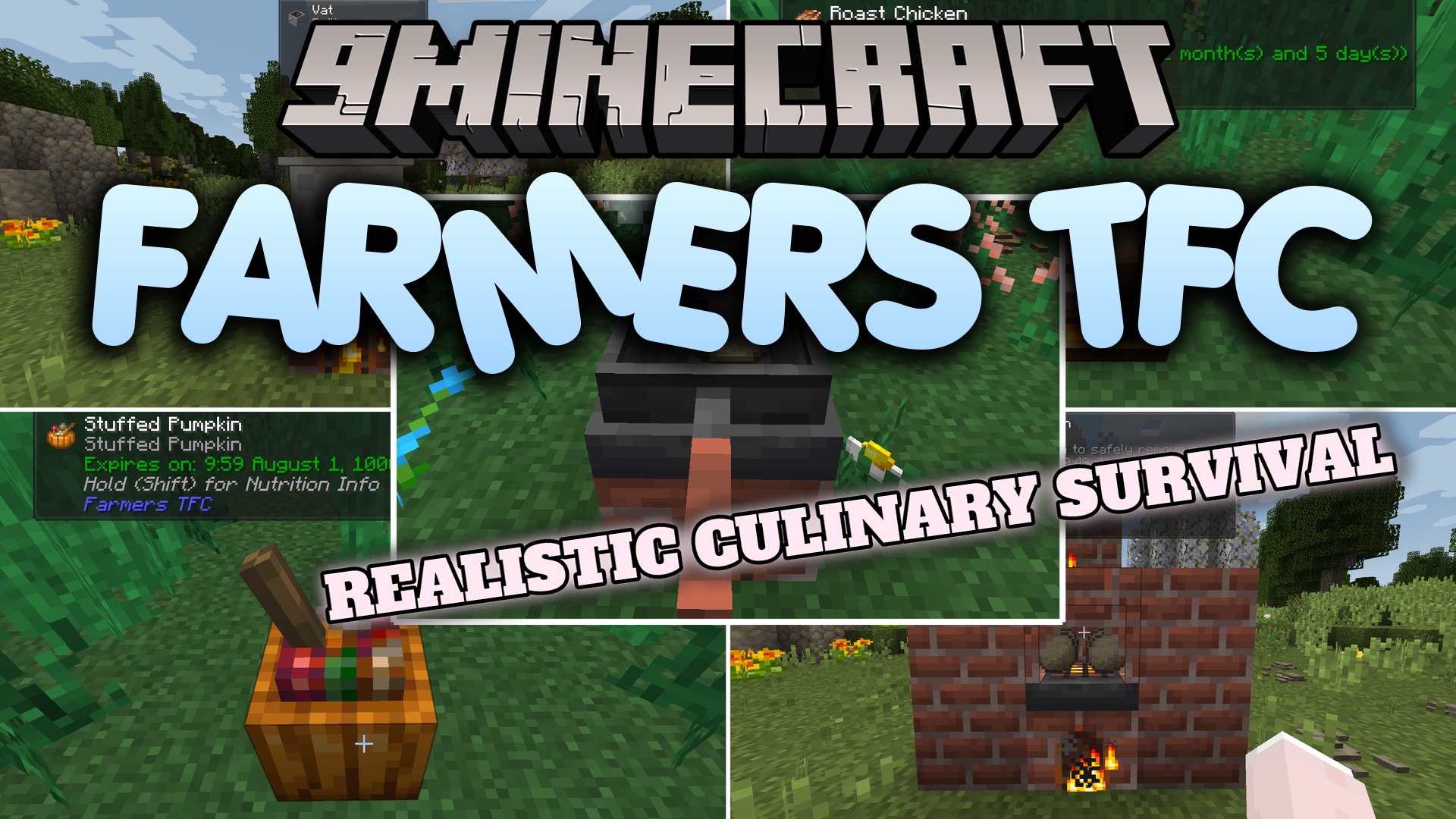 Farmers TFC Mod (1.21.1, 1.20.1) – Master Realistic Cooking and Food