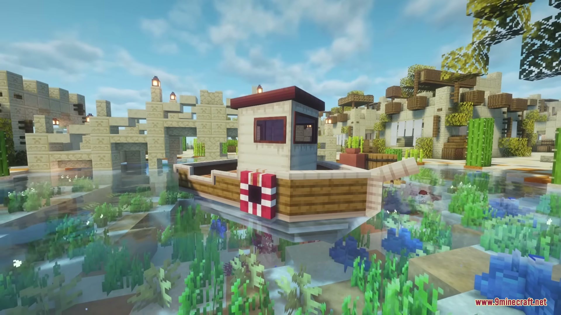 Fish N' Ships Mod (1.21.1, 1.20.1) – Build Massive Ships to Haul Cargo — screenshot 4