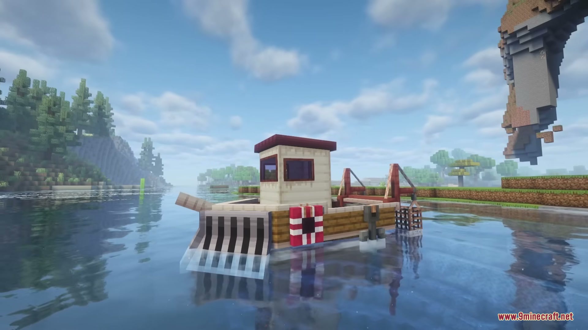 Fish N' Ships Mod (1.21.1, 1.20.1) – Build Massive Ships to Haul Cargo — screenshot 5