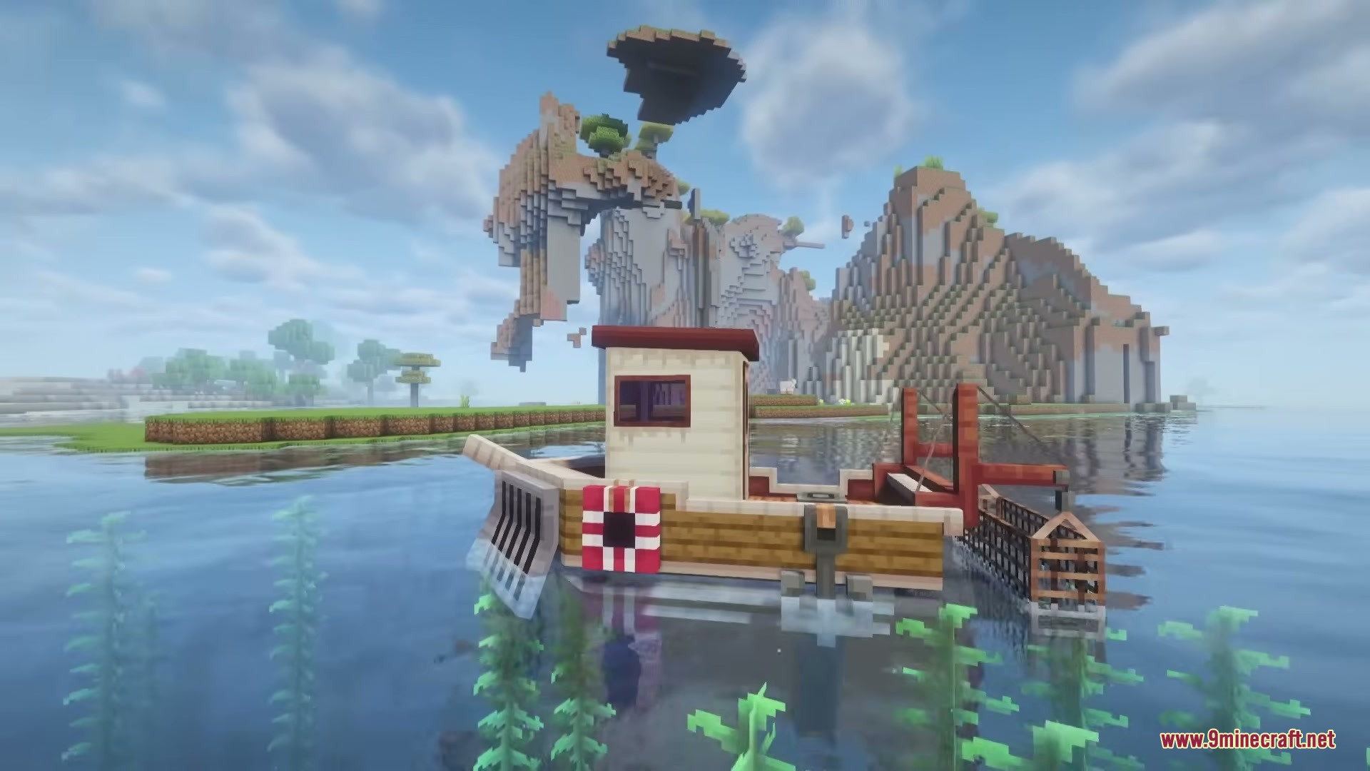 Fish N' Ships Mod (1.21.1, 1.20.1) – Build Massive Ships to Haul Cargo — screenshot 6