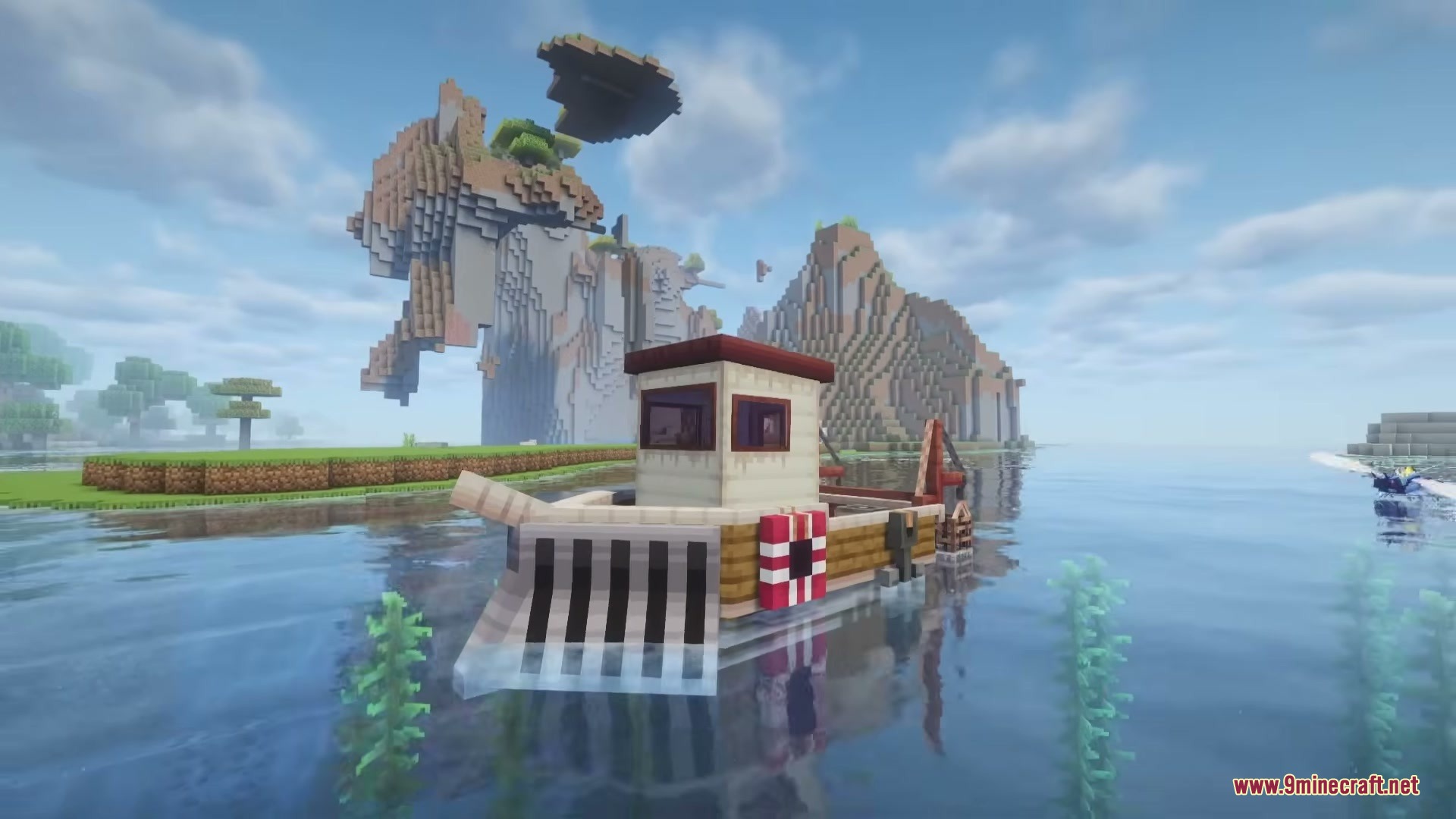 Fish N' Ships Mod (1.21.1, 1.20.1) – Build Massive Ships to Haul Cargo — screenshot 7