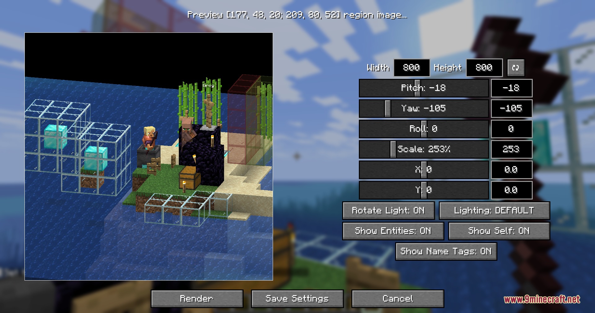 Flatline Perspective Mod (26.2, 1.21.11) – Capture Clean Isometric Snapshots — screenshot 5