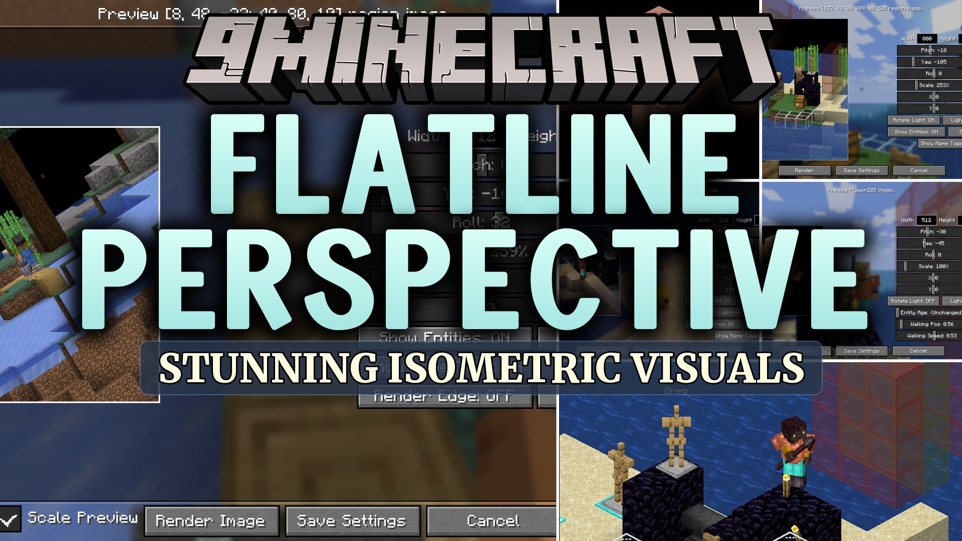 Flatline Perspective Mod (26.2, 1.21.11) – Capture Clean Isometric Snapshots