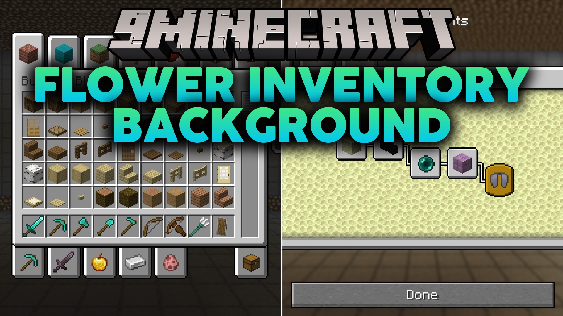 Flower Inventory Background Resource Pack