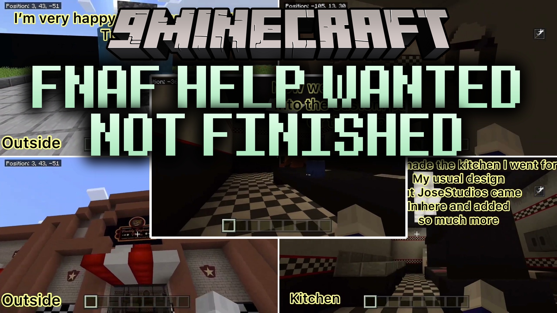 Fnaf Help Wanted Not Finished Map (26.2, 1.20.1) – Survive the Haunted Pizzeria