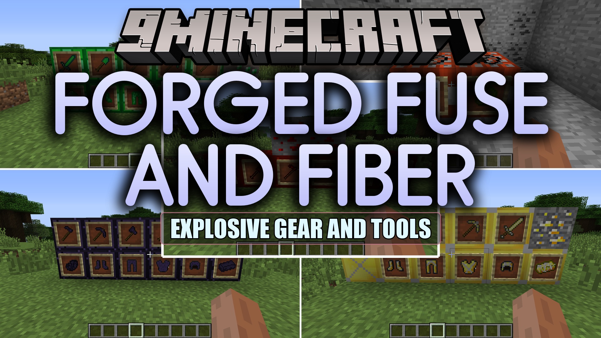 Forged Fuse and Fiber Mod (26.2, 1.20.1) – Forge Powerful Gear From Common