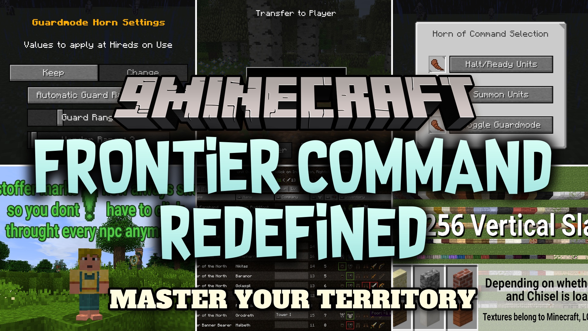Frontier Command Redefined Mod (1.7.10) – Command Hired Armies Across