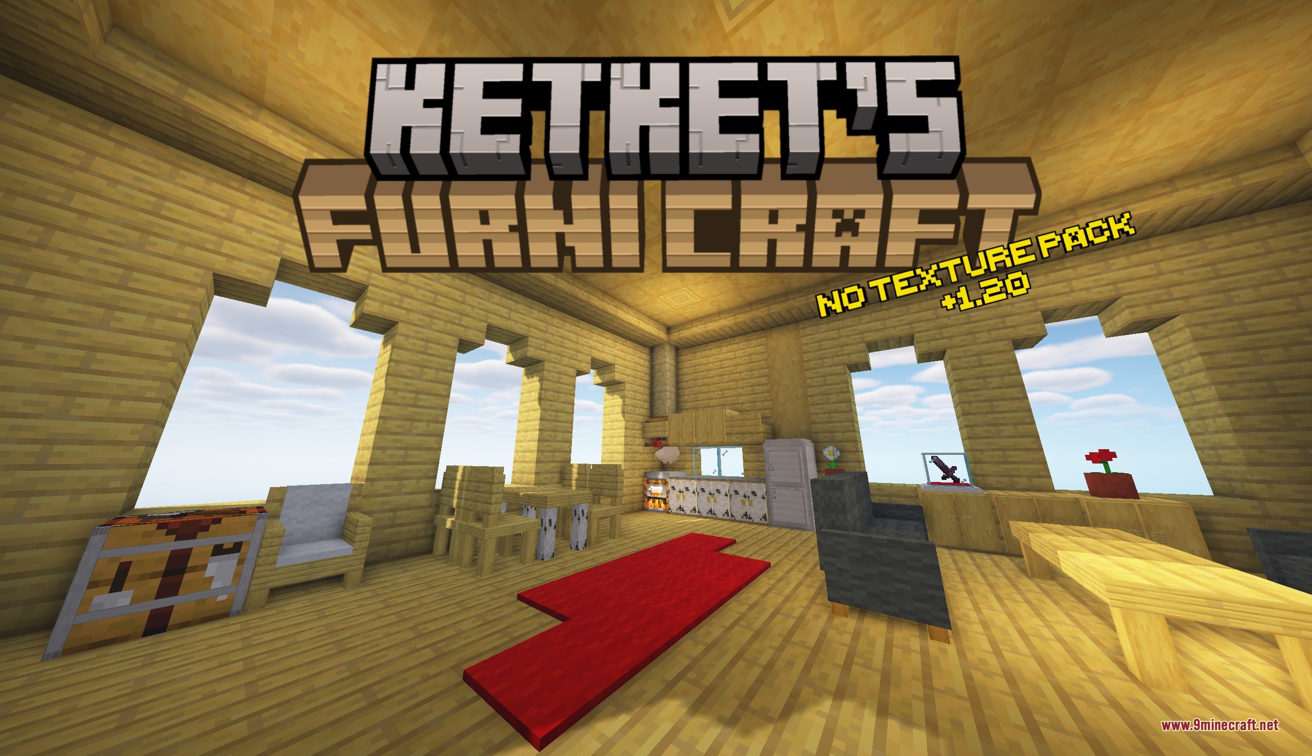 Furni Craft Data Pack (26.2, 1.20.1) – Furnish Your Base with Working Chairs — screenshot 1