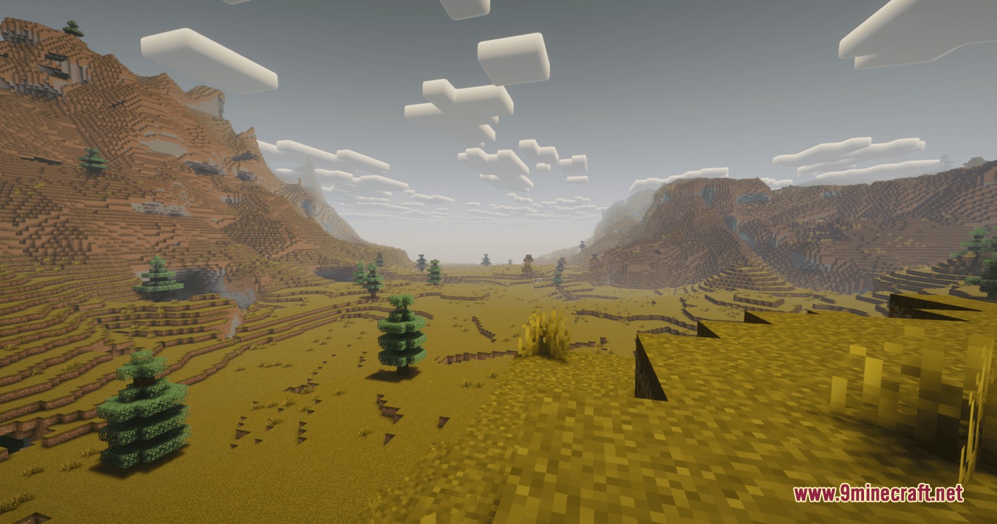 Galaxy Under Chaos a Star Wars Experience Mod Screenshot 2 Vast barren landscape with rolling hills and sparse trees on alien planet