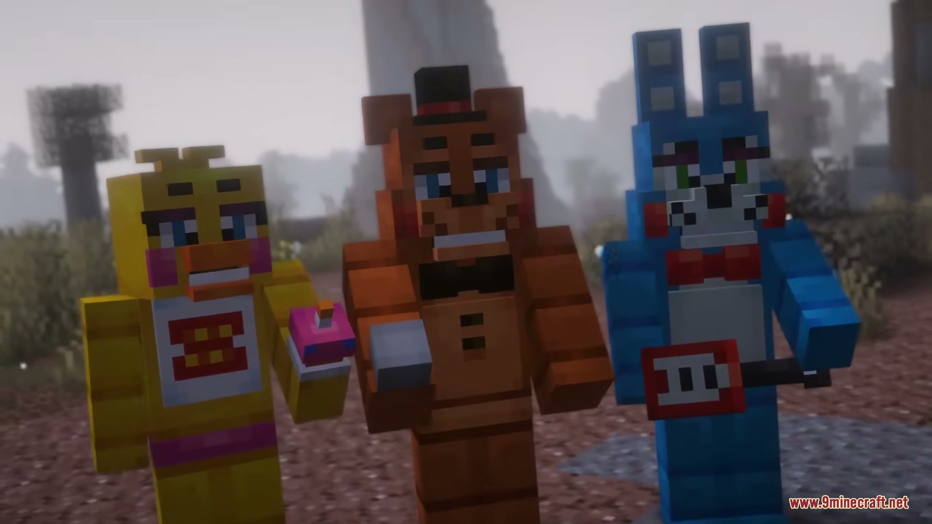 Generic FNAF Modification Mod (1.21.1, 1.20.1) – Build Your Own Haunted Pizzeria — screenshot 1