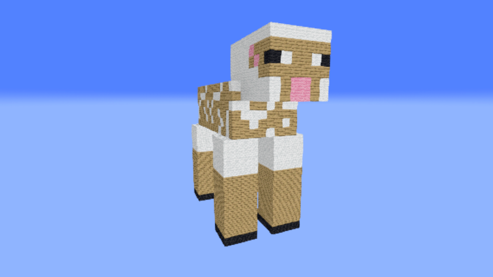 Giant Naked Sheep Minecraft Schematic Thumbnail