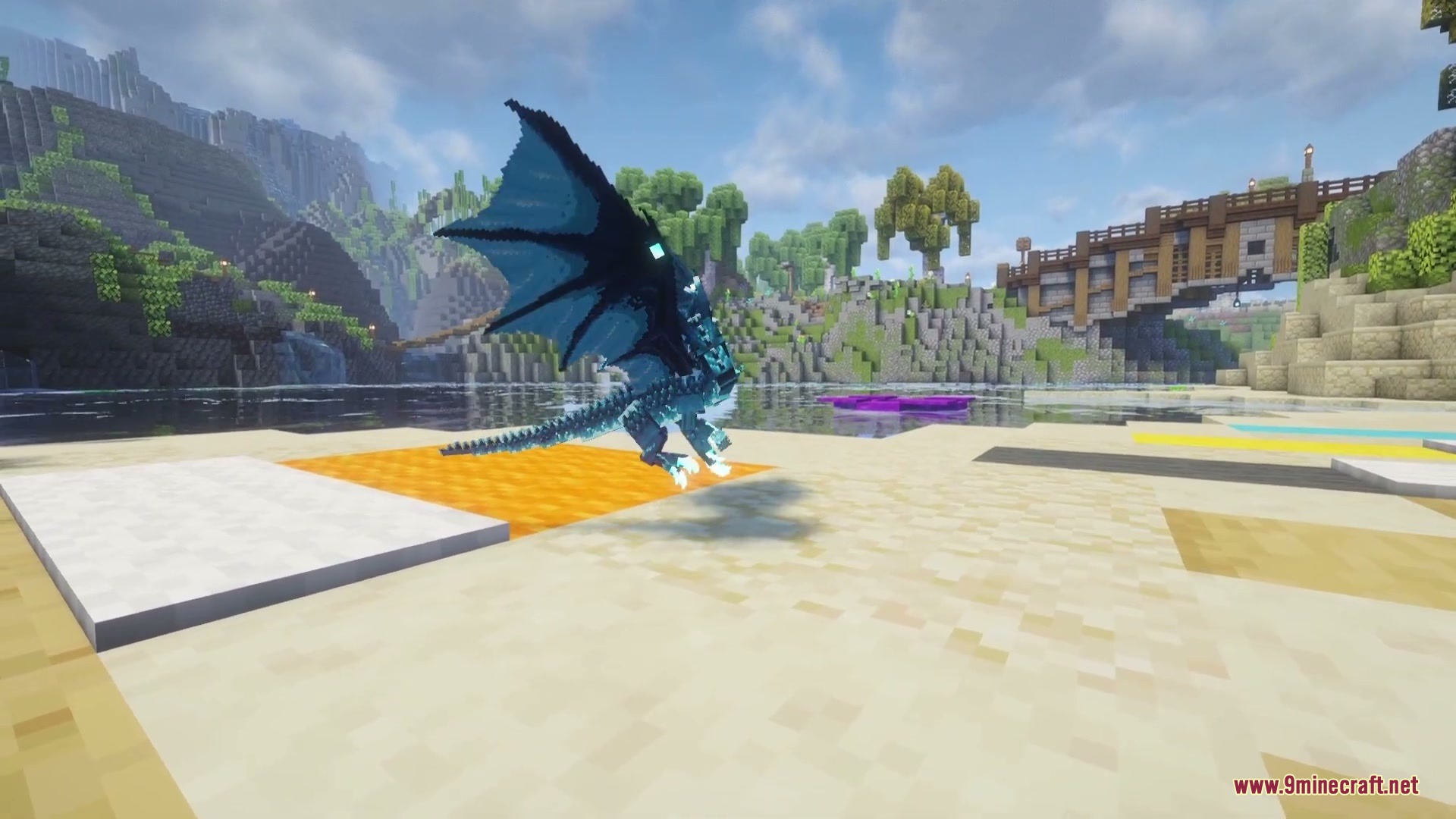 Glacial Wing Sovereign Mod (1.21.1) – Survive the Wilds As a Deadly Frost Dragon — screenshot 1