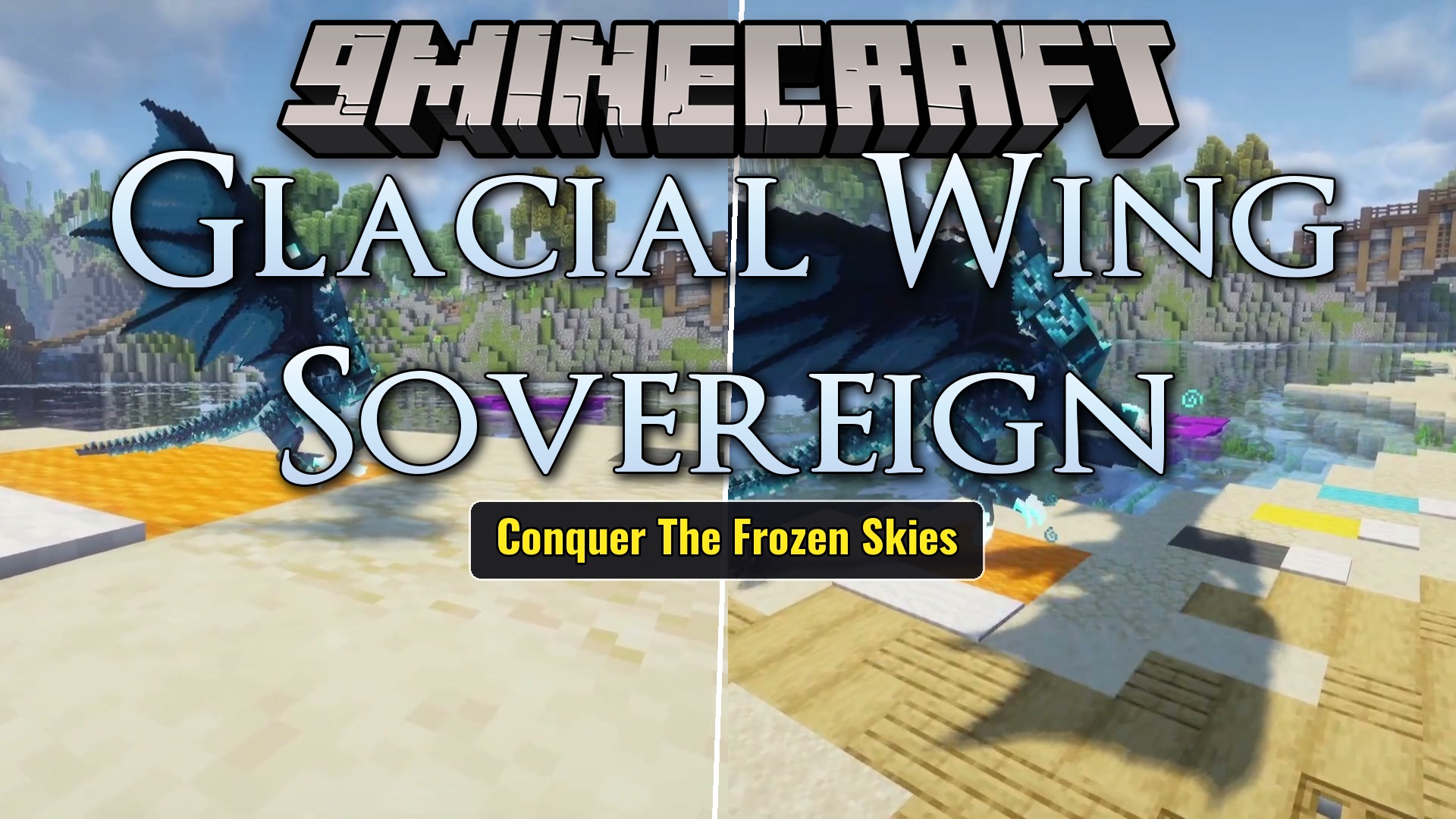 Glacial Wing Sovereign Mod (1.21.1) – Survive the Wilds As a Deadly Frost Dragon