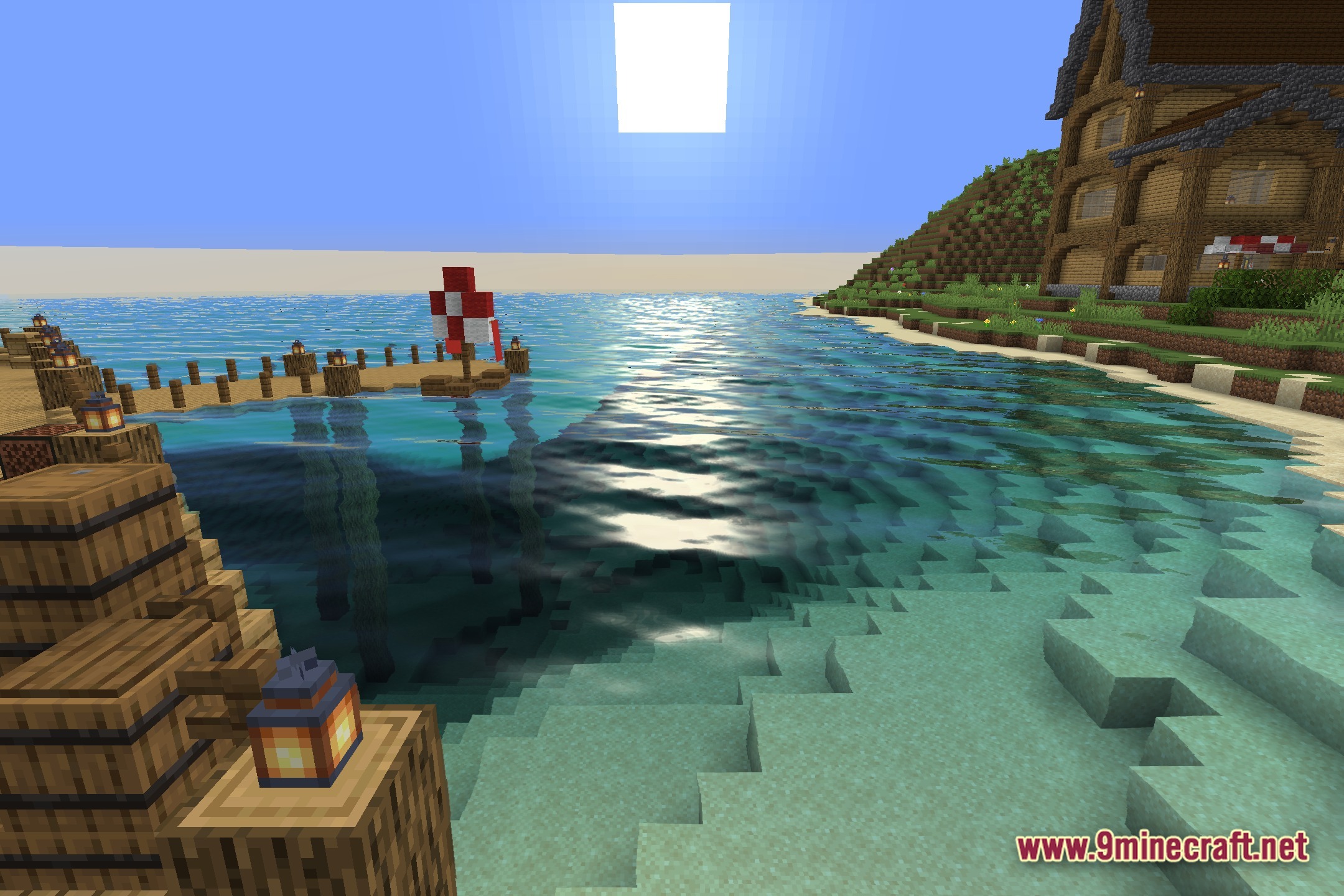 Glistening Water Shaders (26.2, 1.20.1) – Realistic Water on Vanilla Lighting — screenshot 3