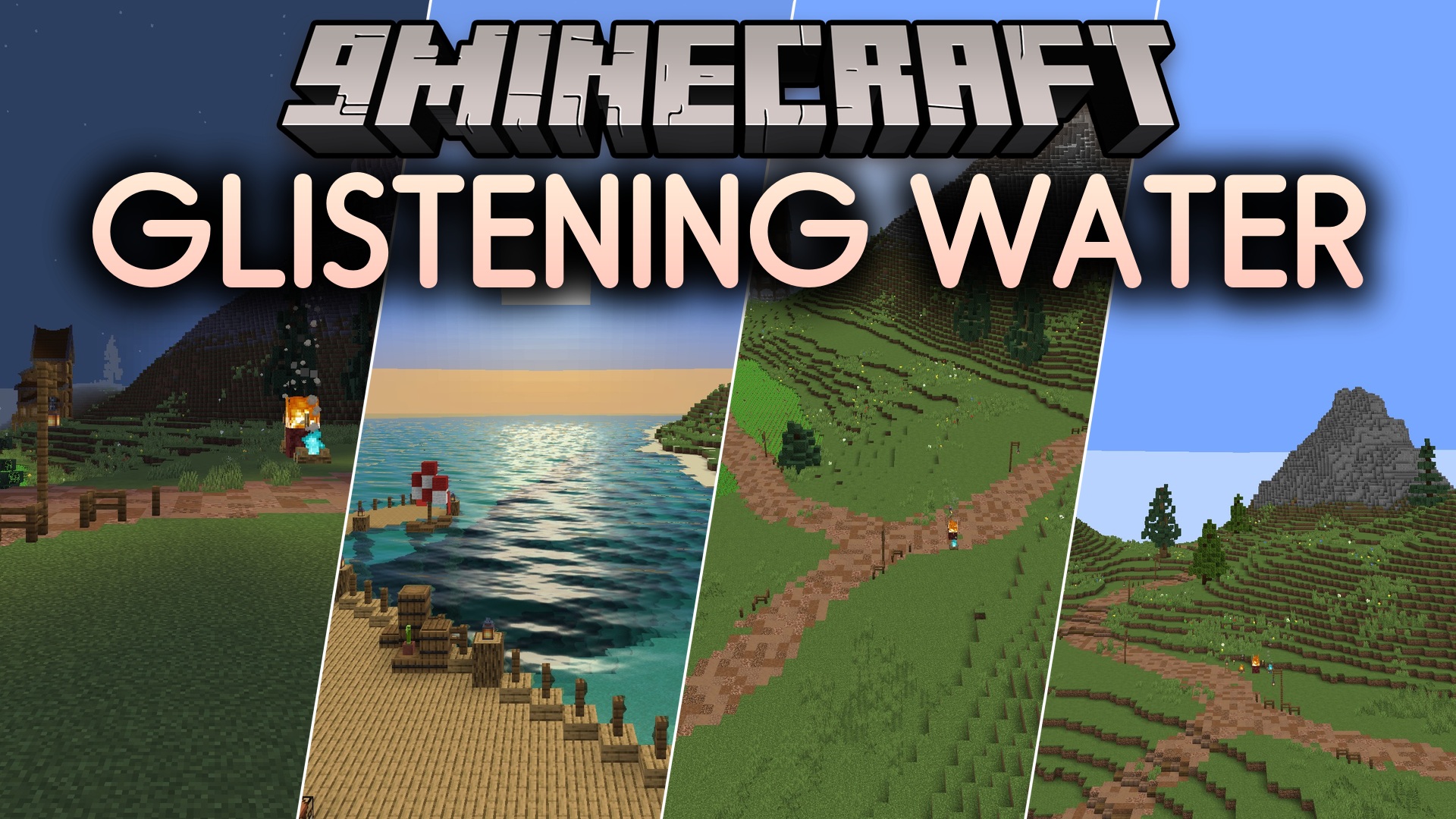 Glistening Water Shaders (26.2, 1.20.1) – Realistic Water on Vanilla Lighting