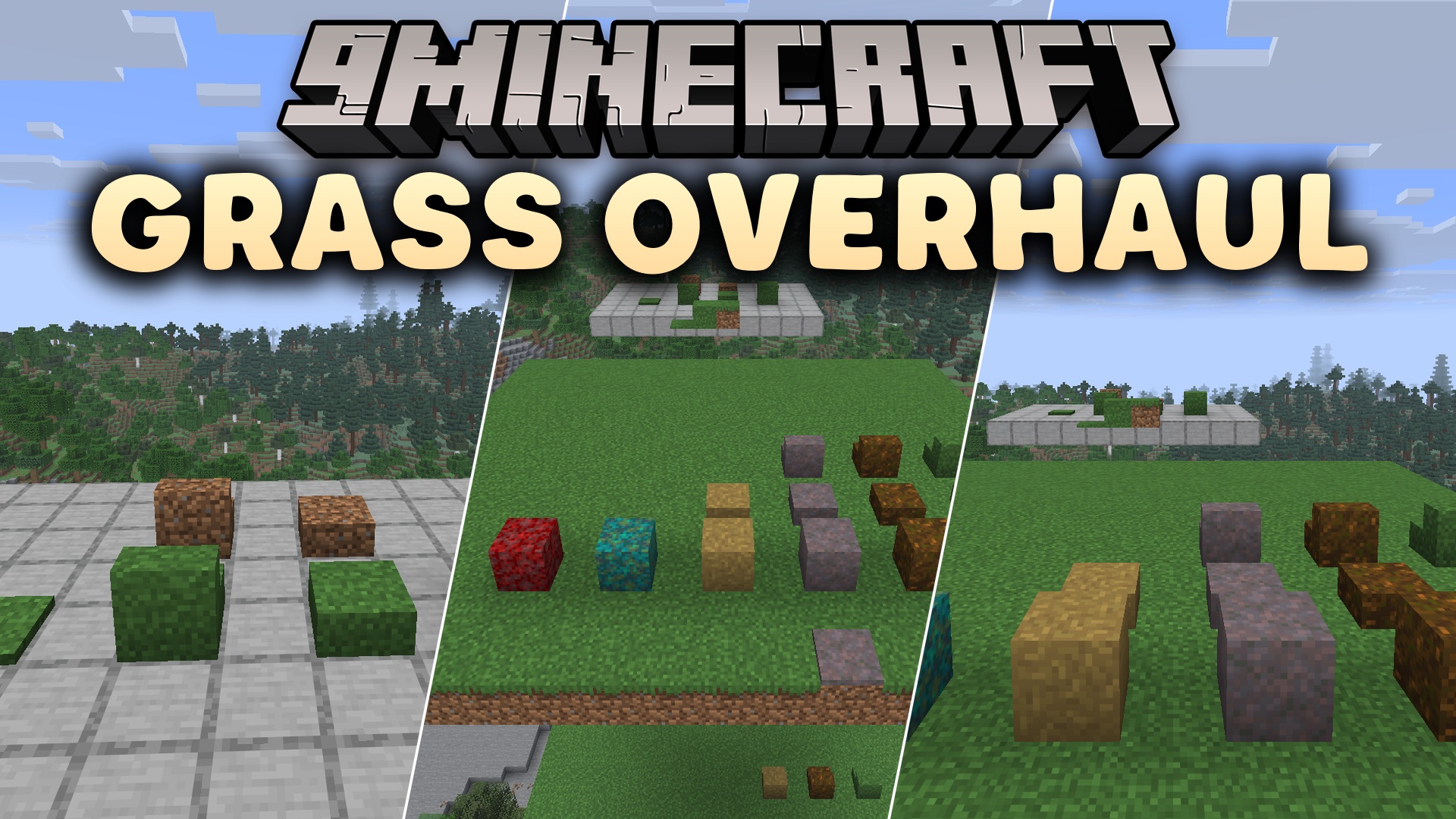 Grass Overhaul 9minecraft Mod