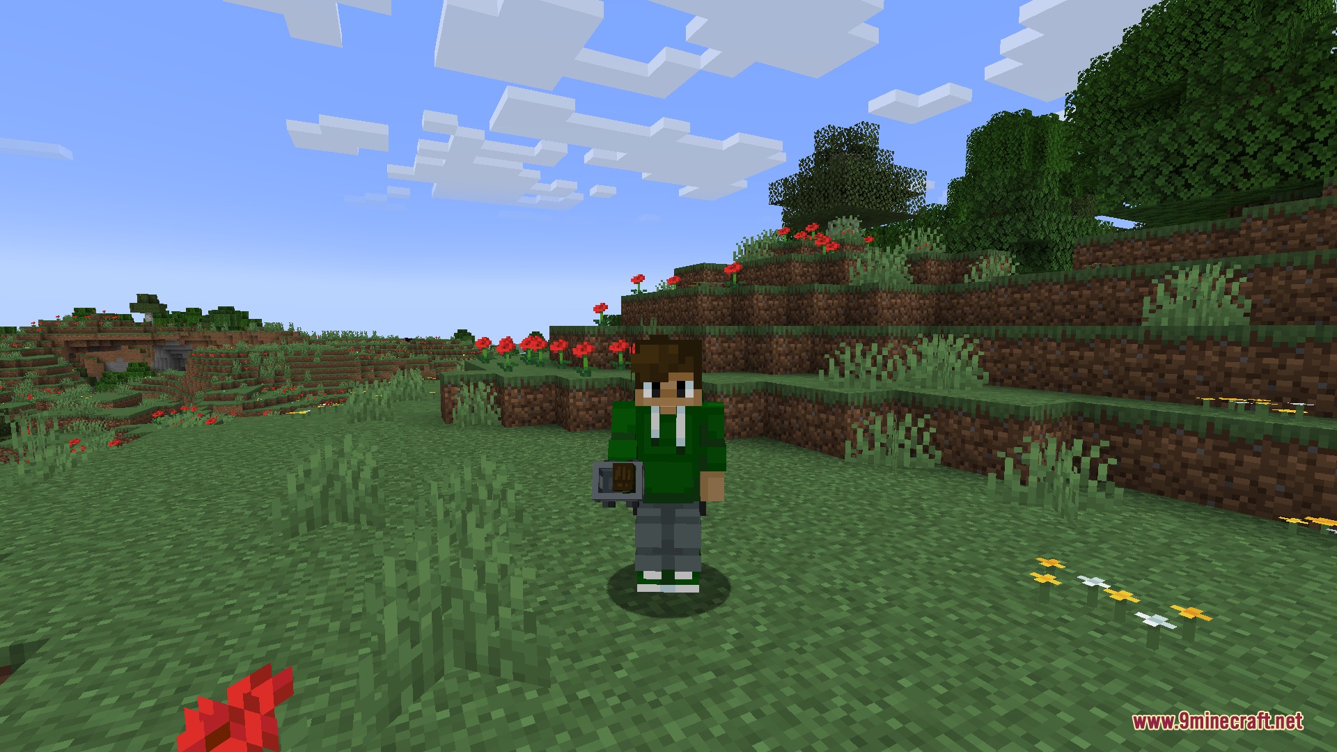 Hand Minecart Resource Pack (1.21.11) – Tiny 3D Minecarts in Your Hands — screenshot 3
