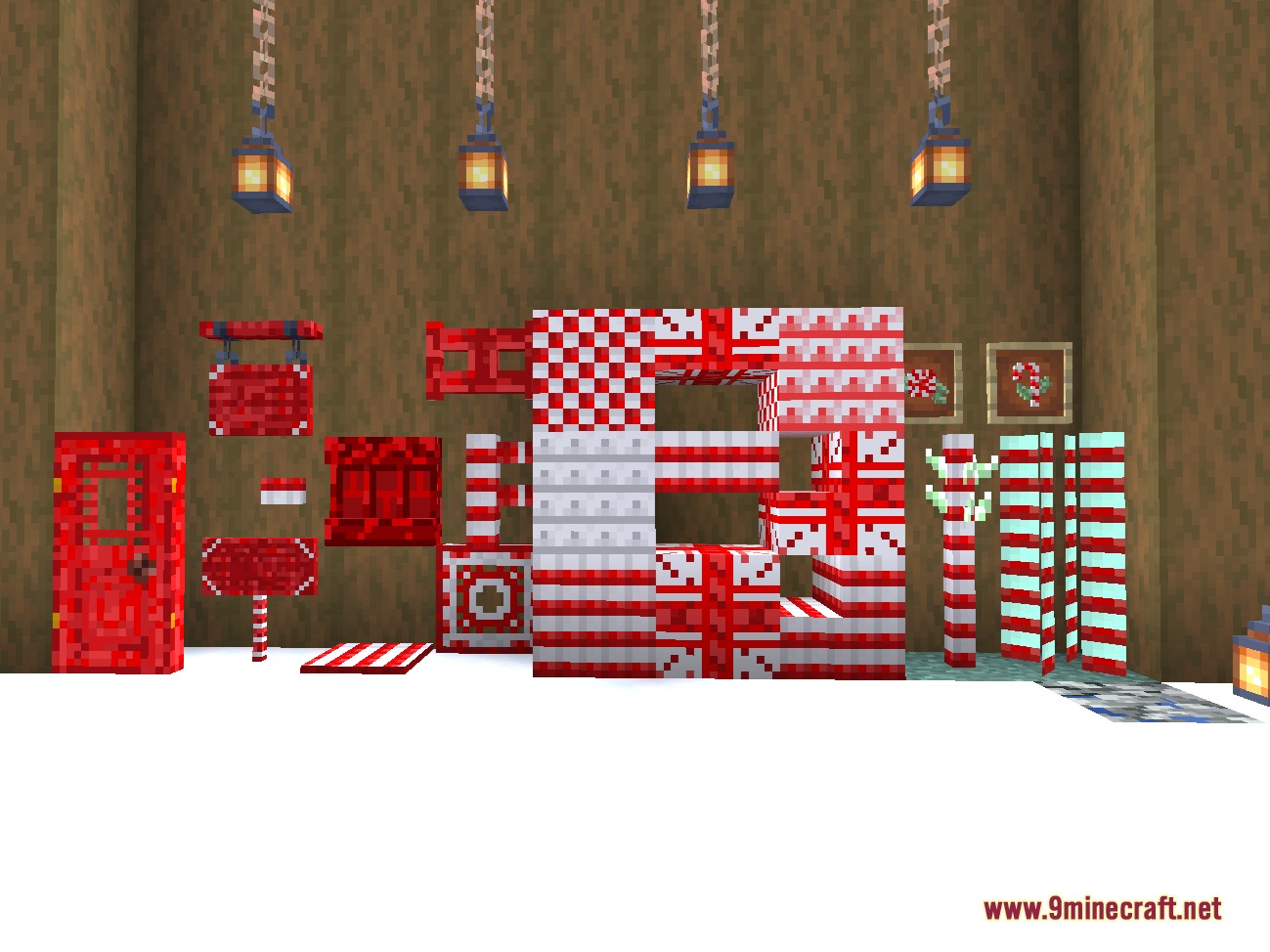 Holiday Whimsy Resource Pack (26.2, 1.21.11) – Festive Candy Canes — screenshot 2