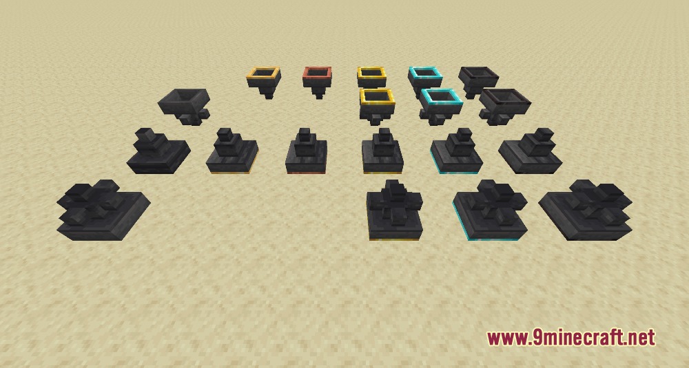 Hopper X Treme Mod Screenshot 1 Various tiers of hoppers and huppers from the Hopper X Treme mod