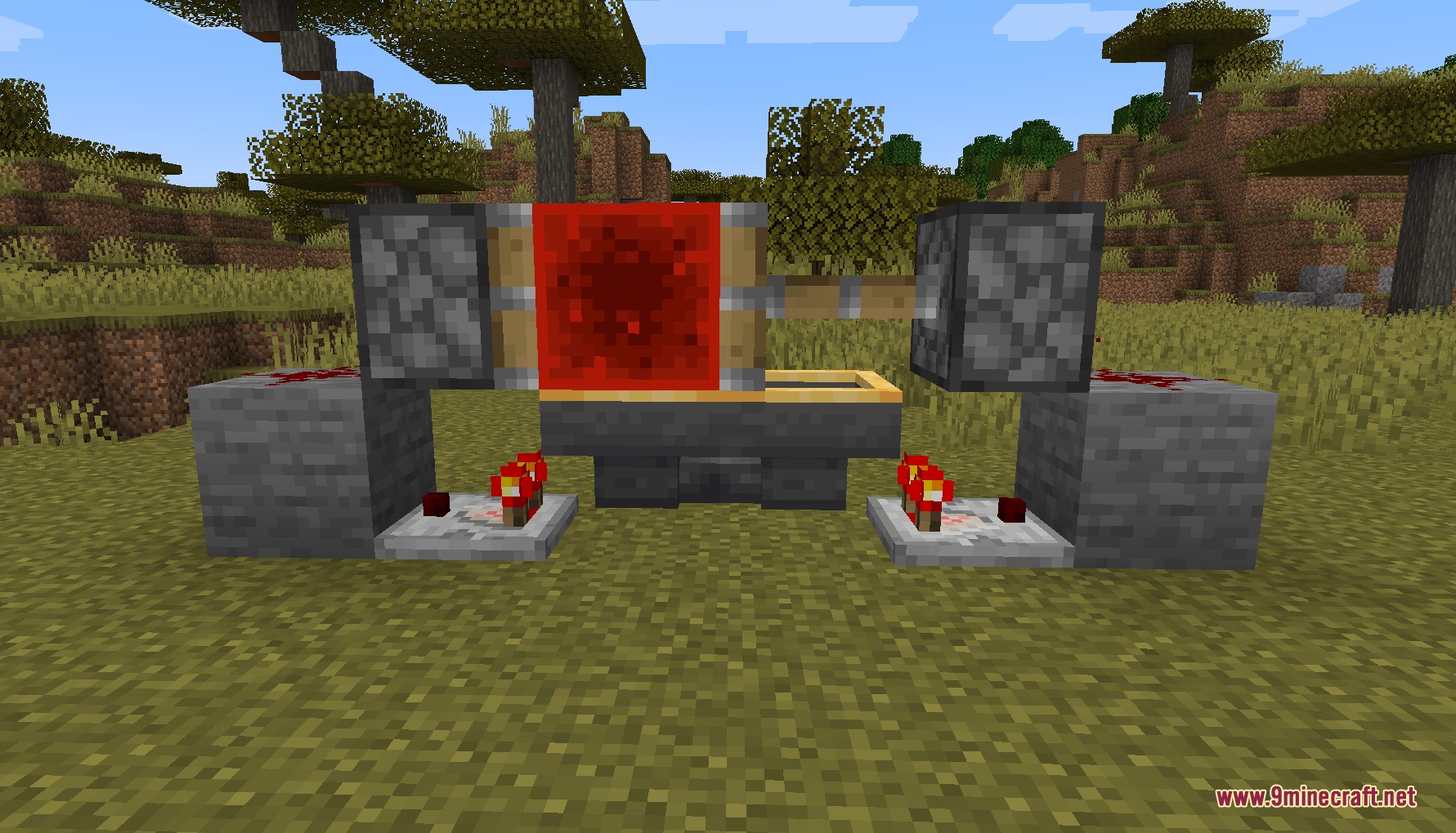 Hopper X Treme Mod Screenshot 6 A redstone clock mechanism using hoppers pistons and a redstone block