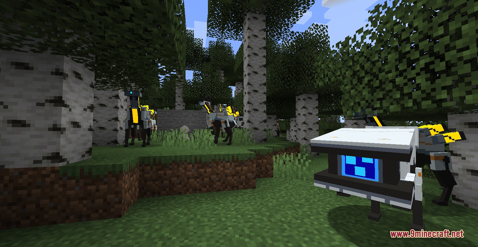 Horizons Robots Mod adds mechanical creatures like Watchers and Striders to forests