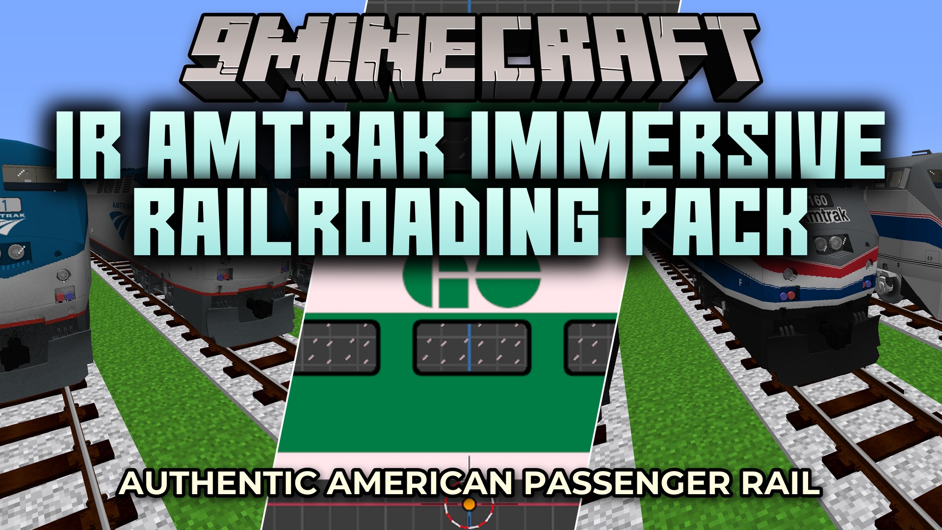 IR Amtrak Immersive Railroading Pack Resource Pack (1.21.1, 1.20.1)