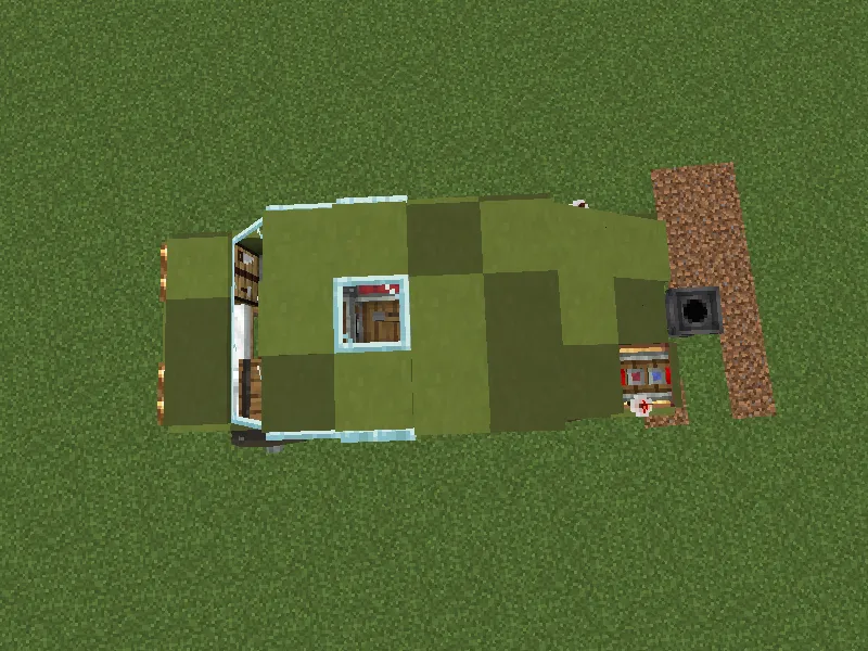 ITAlian Vault Survival Frendly Hybrid Car Schematic Screenshots 1 Top down view of the Italian Vault Survival Friendly Hybrid Car