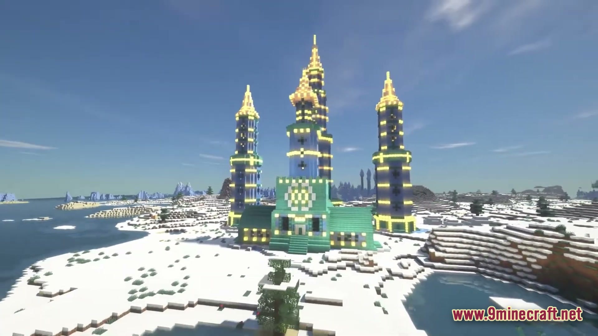 Ice Castle Survival Spawn Map (26.2, 1.20.1) – Defend Your Frozen Fortress — screenshot 2
