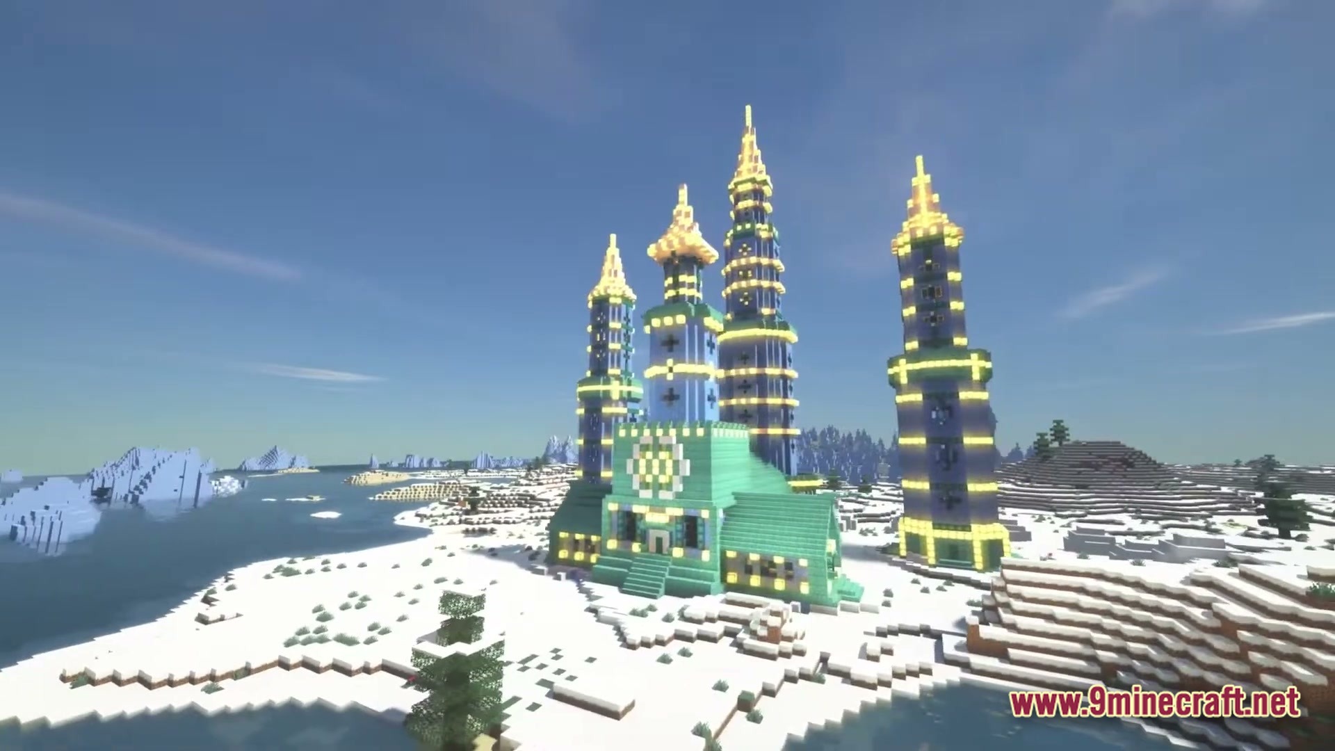Ice Castle Survival Spawn Map (26.2, 1.20.1) – Defend Your Frozen Fortress — screenshot 3