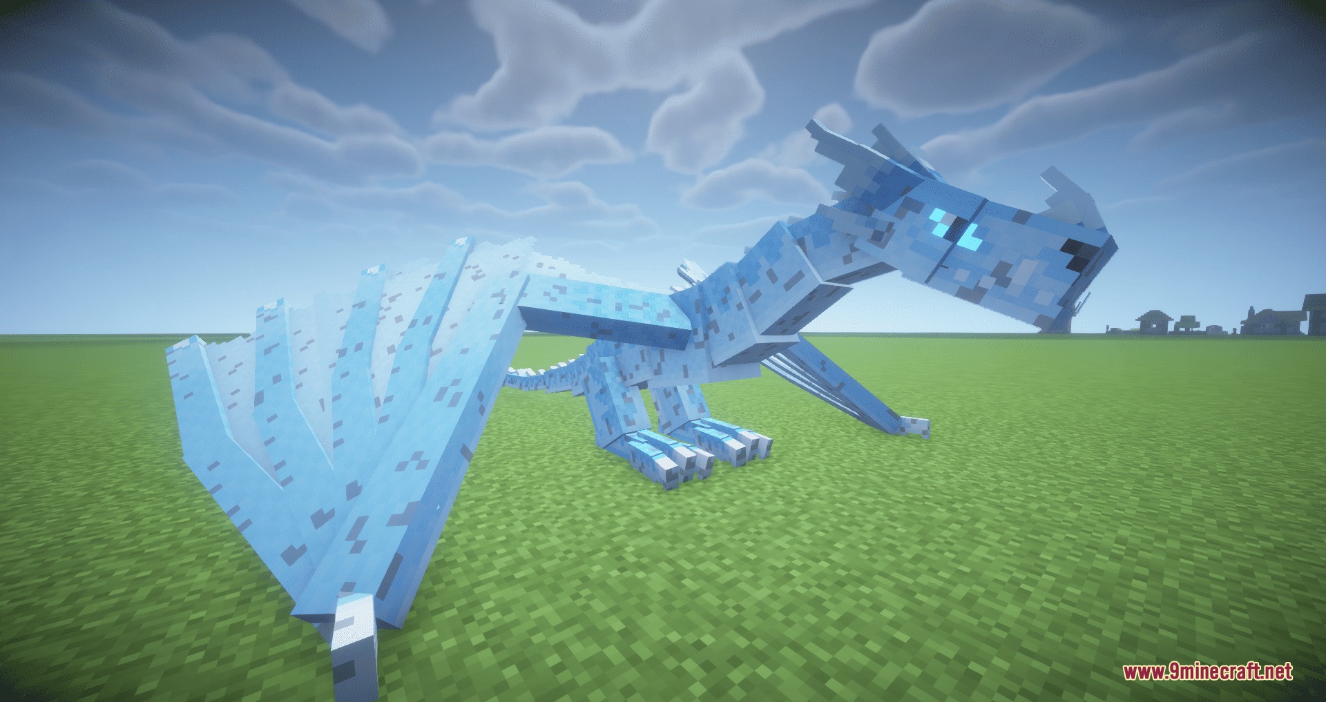 Ice and Fire Dragon Care Mod Screenshot 8 An ice dragon covered in mud spots that requires cleaning with a brush