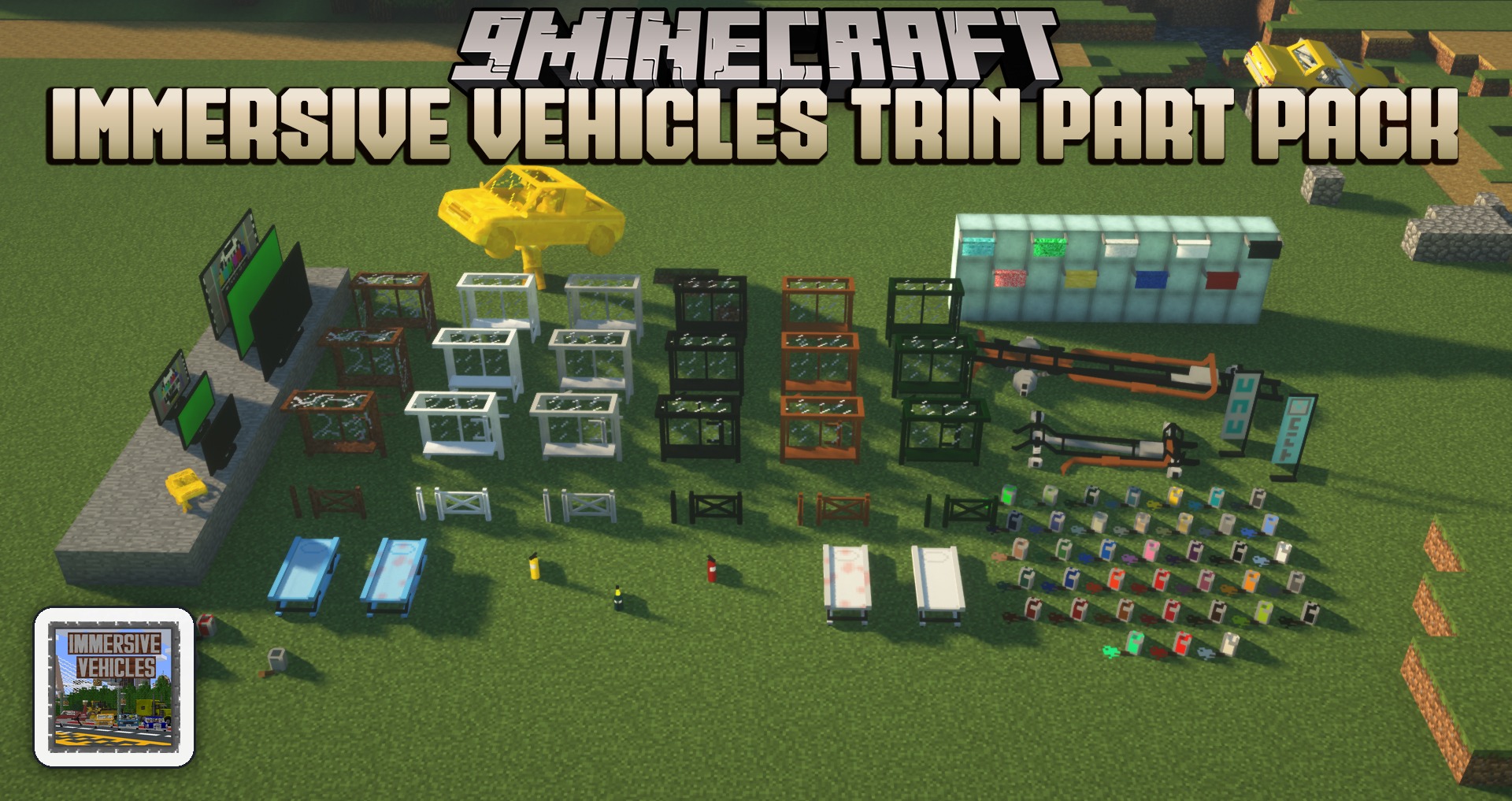 Immersive Vehicles Trin Part Pack Mod (26.1.2, 1.20.1) – The Trims Of Freedom