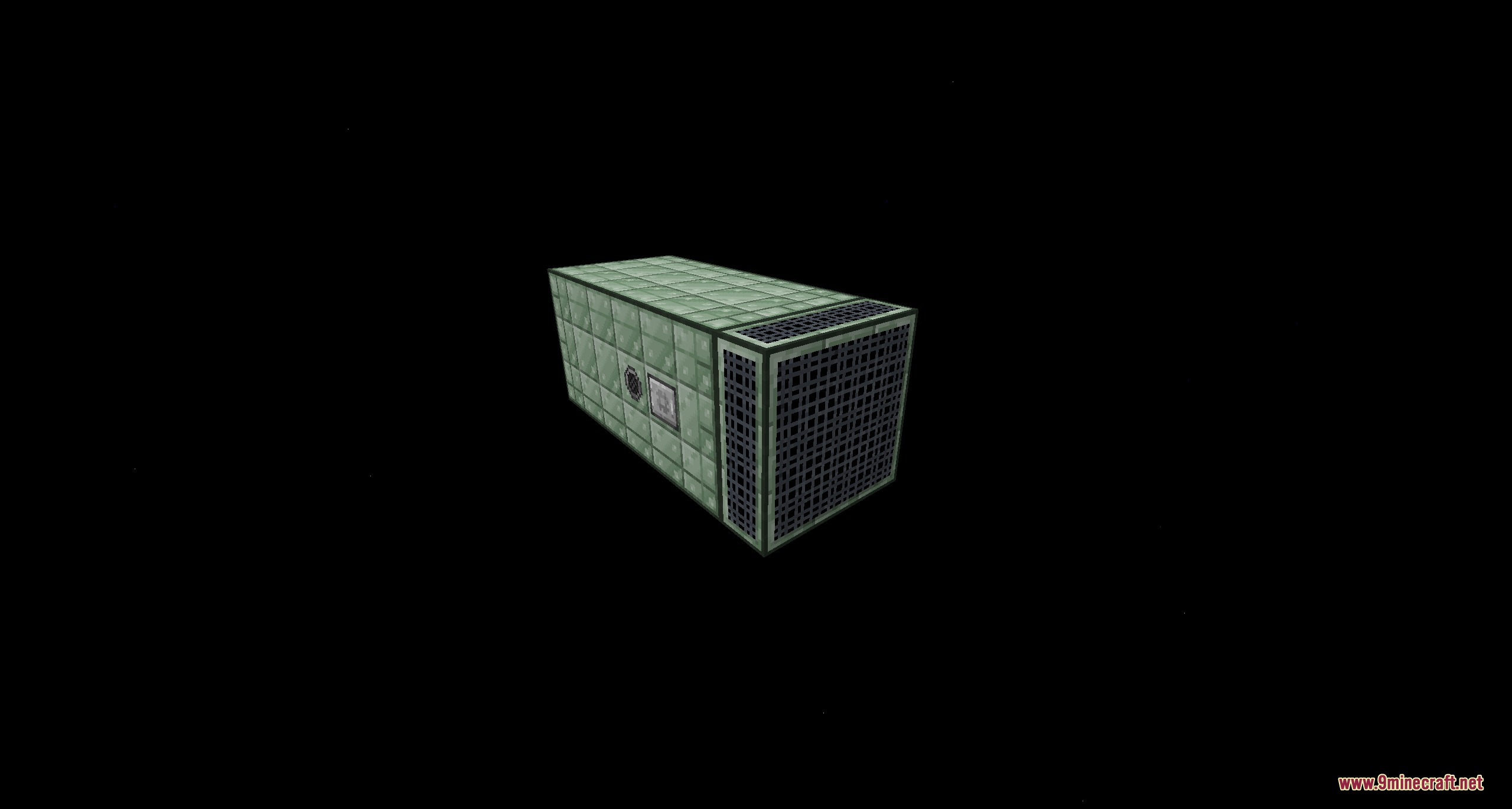 Industrial Expansion Flux Mod features a green rectangular multiblock machine with a grate