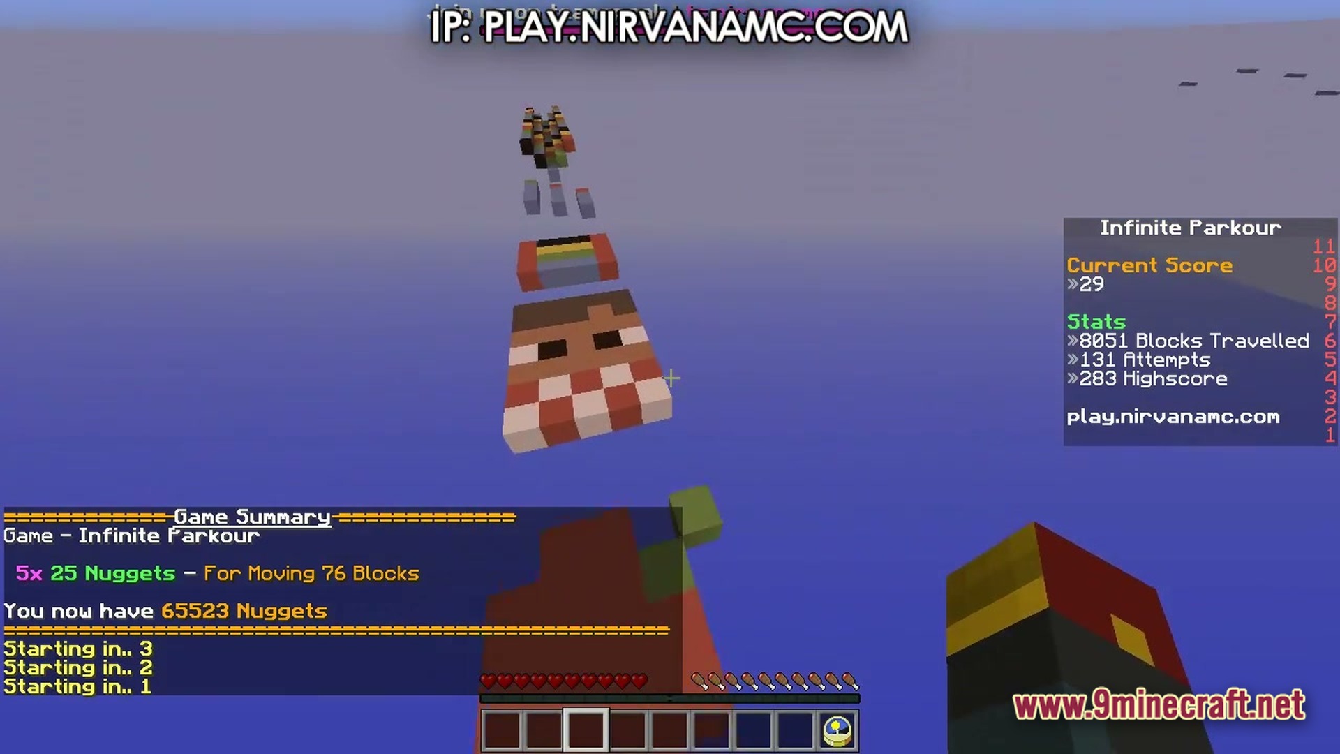 Infinite Parkour V2 Map Screenshot 4