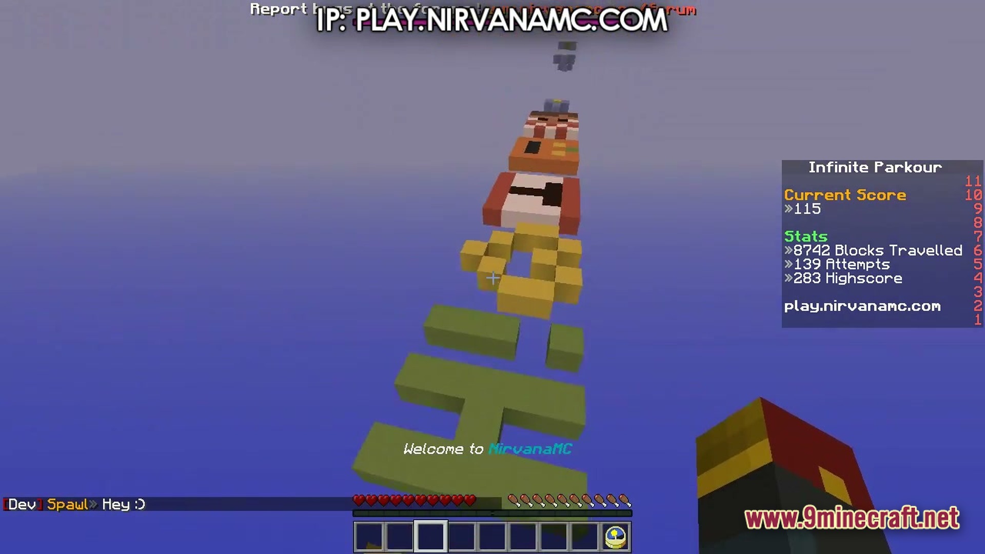 Infinite Parkour V2 Map Screenshot 5