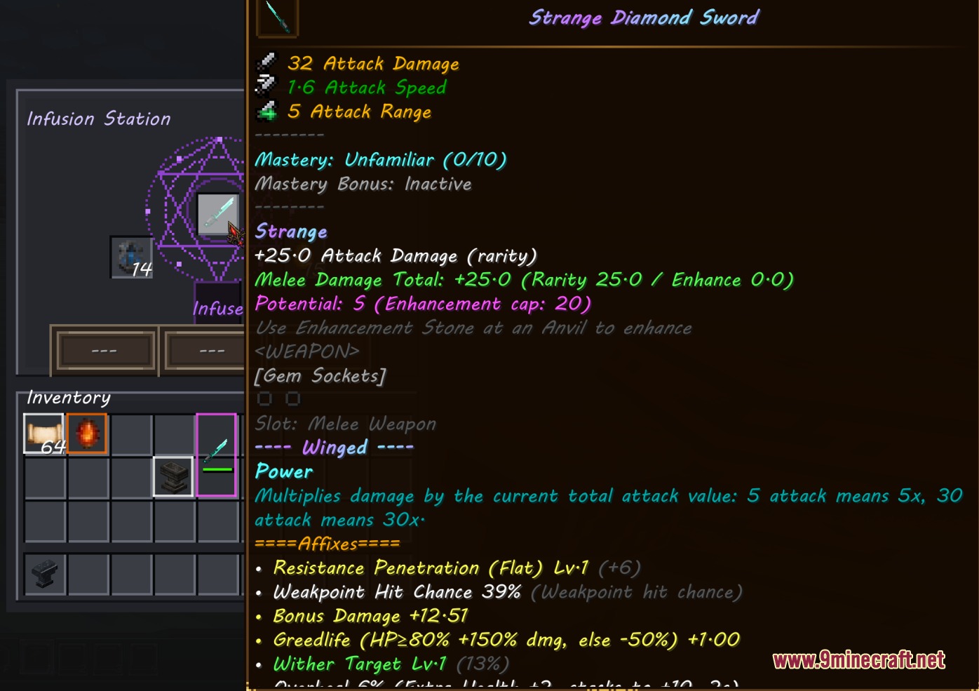 Inscribed Arcana Tiers Mod (1.21.1) – Turn Monster Drops Into Powerful RPG Loot — screenshot 8