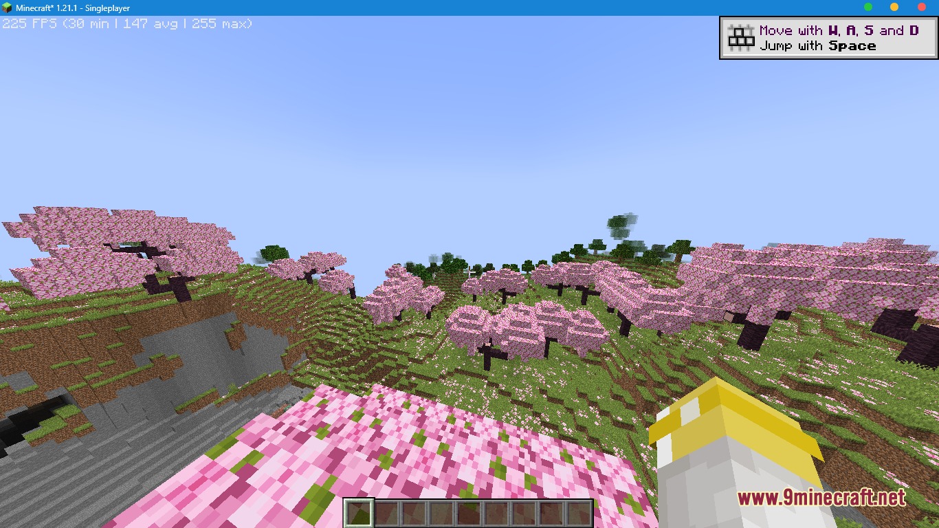 Integrated Shard Logic Mod Screenshot 1 Integrated Shard Logic Mod provides high frame rates in cherry blossom biomes