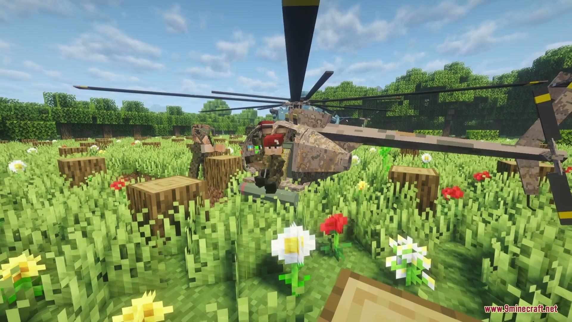 Ironclad Frontline Mod Screenshot 7 Ironclad Frontline Mod allows soldiers to operate a military helicopter in battle
