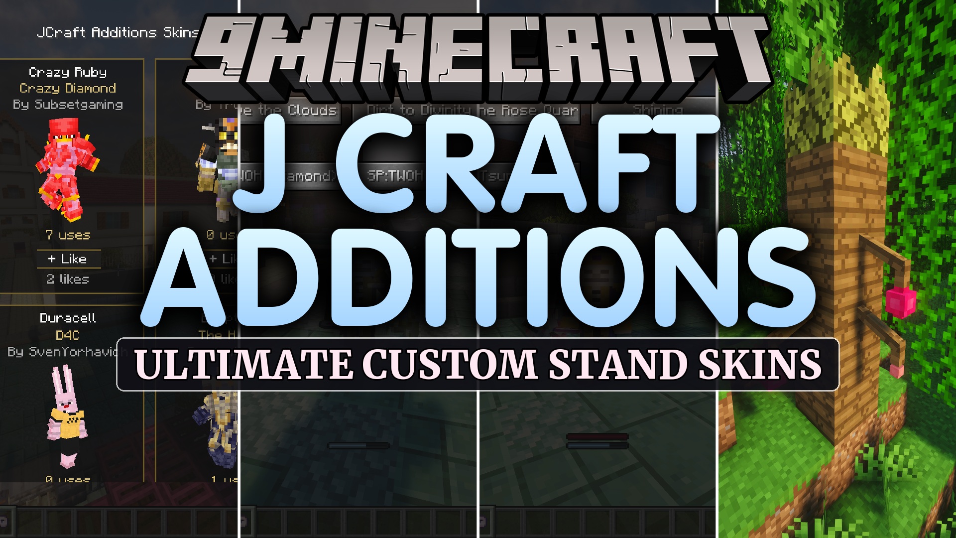 J Craft Additions by Subsetg4ming Mod (1.20.1) – Master Timestop and JoJo Stand