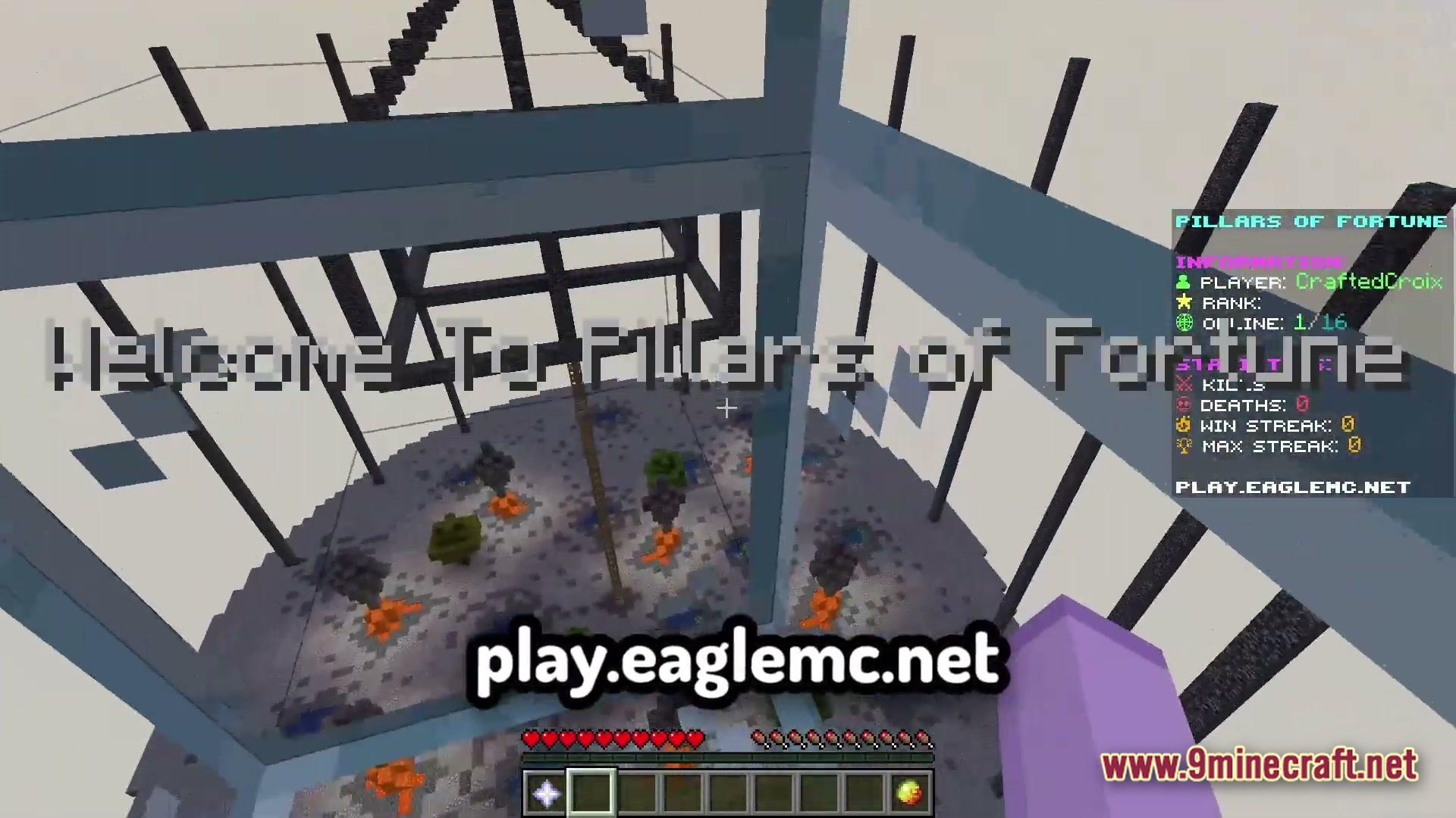 JK's Pillars of Fortune Map (26.2, 1.20.1) – Survive Chaotic Pillar Duels — screenshot 4