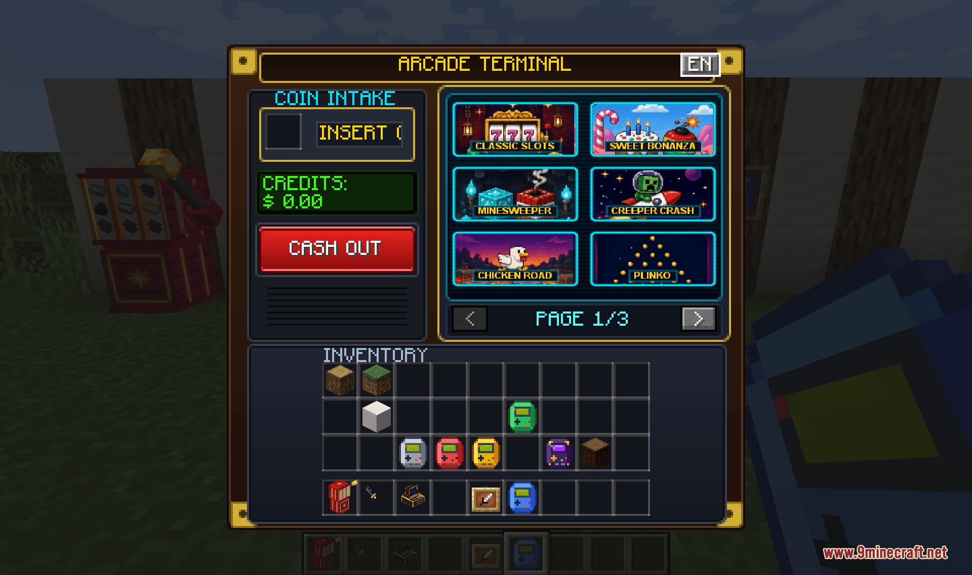 Jackpot Terminal Core Mod (1.21.1) – Play Casino Minigames and Bet with Friends — screenshot 4