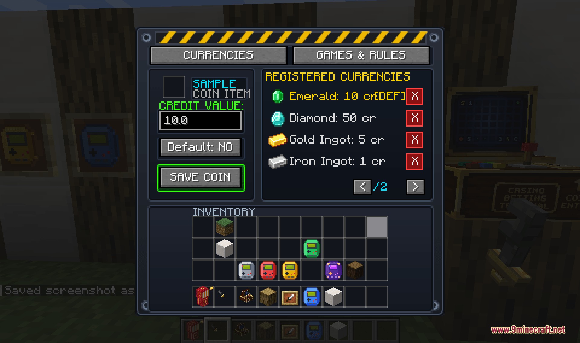 Jackpot Terminal Core Mod (1.21.1) – Play Casino Minigames and Bet with Friends — screenshot 7