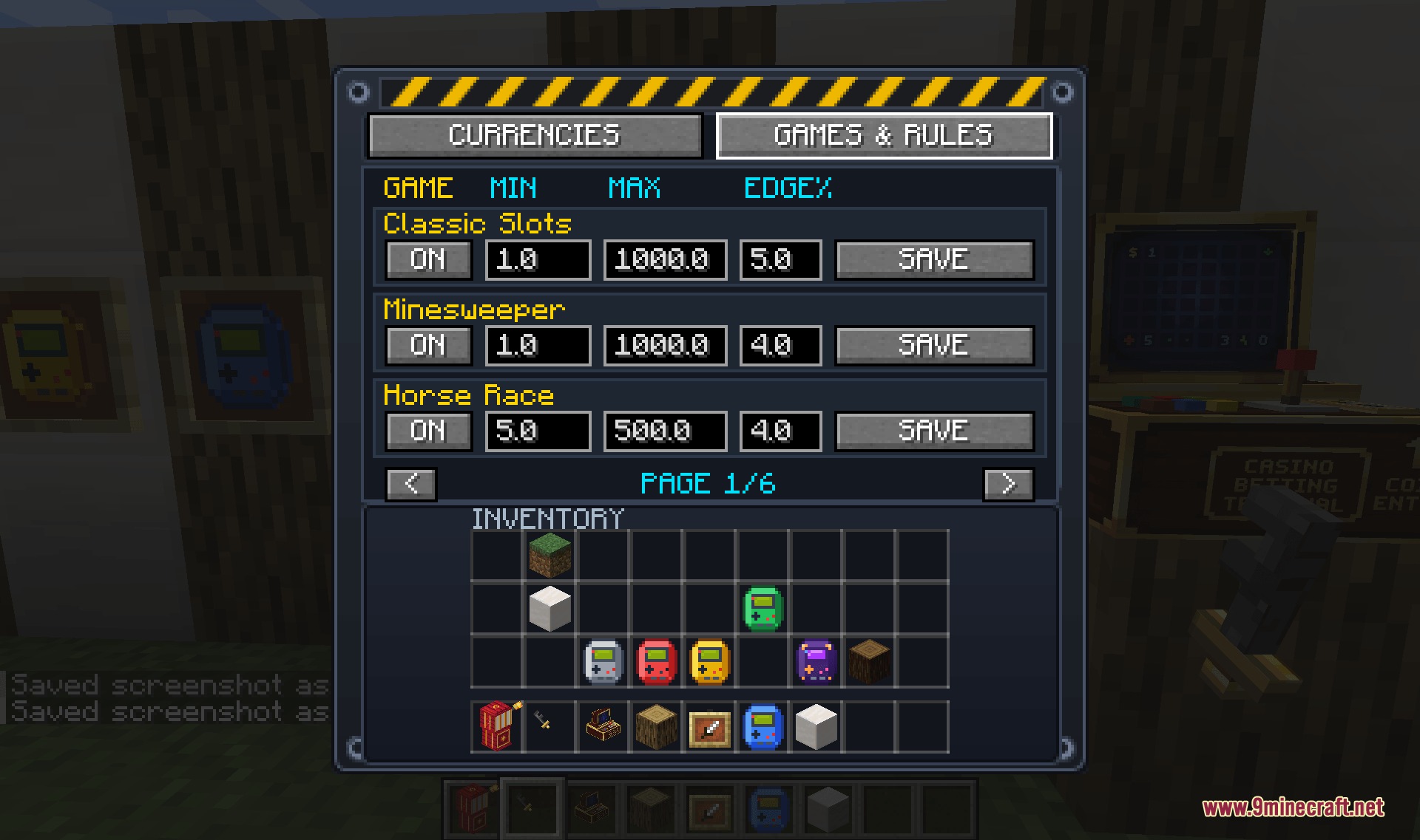 Jackpot Terminal Core Mod (1.21.1) – Play Casino Minigames and Bet with Friends — screenshot 8