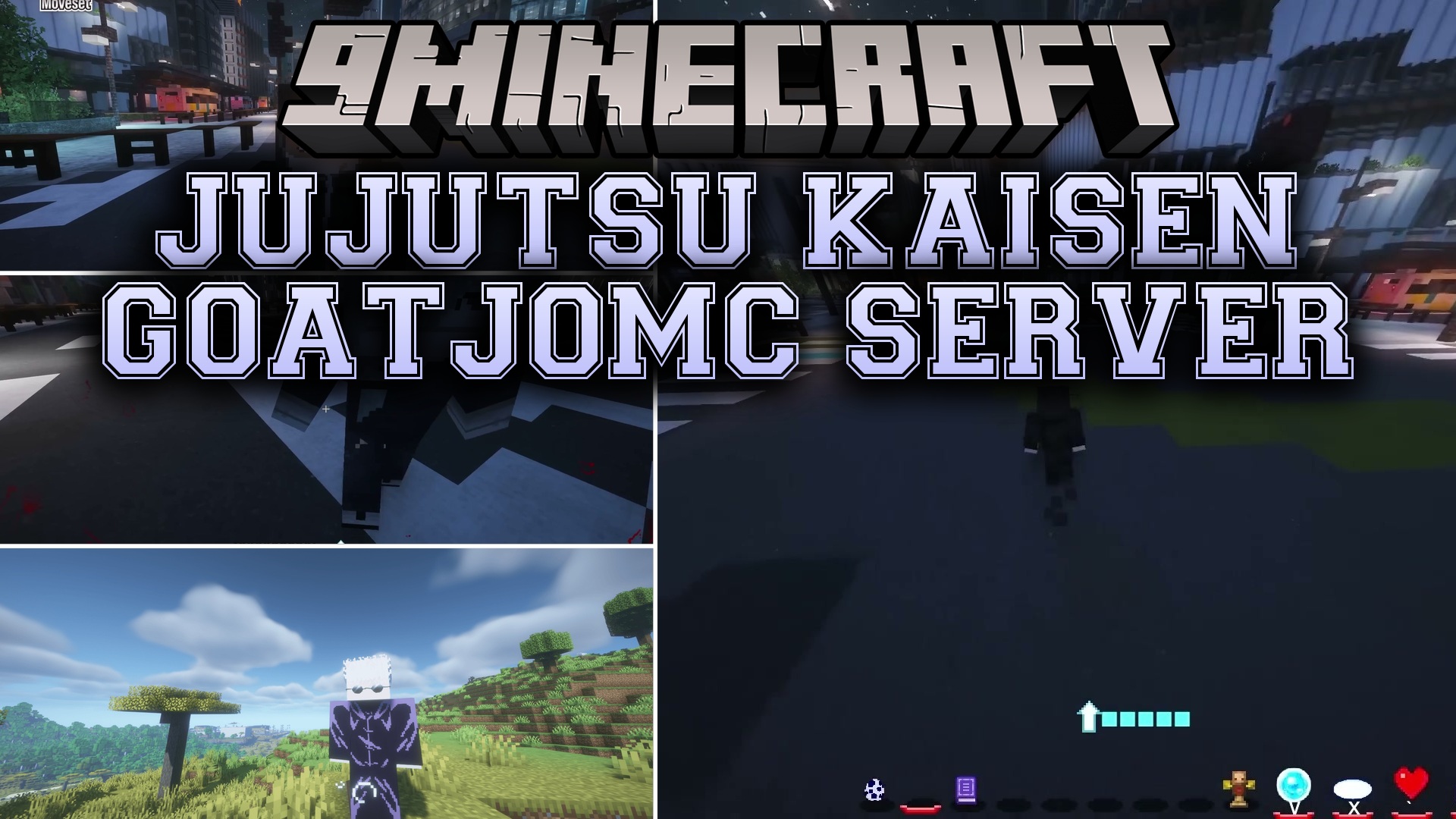 Jujutsu Kaisen Goatjo MC Server Modpack (1.20.1) – Master Cursed Techniques And Domains