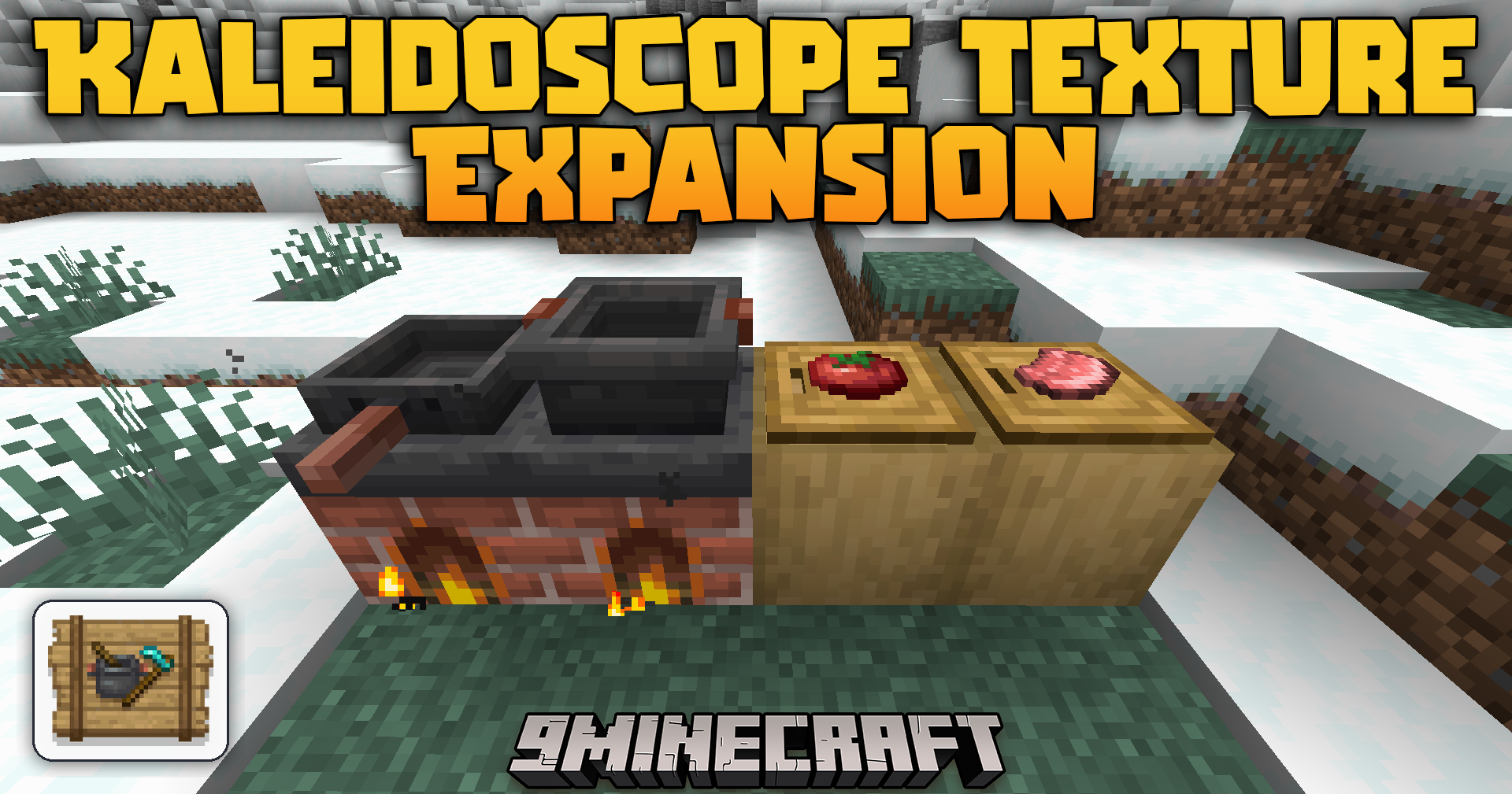 Kaleidoscope Texture Expansion Mod (1.21.1, 1.20.1) – See Unique Meals