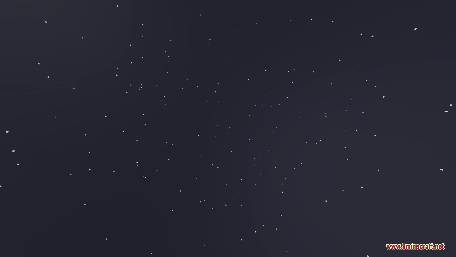 Kinetix Visuals Shader Screenshot 5 A dark night sky filled with numerous small white stars in Minecraft