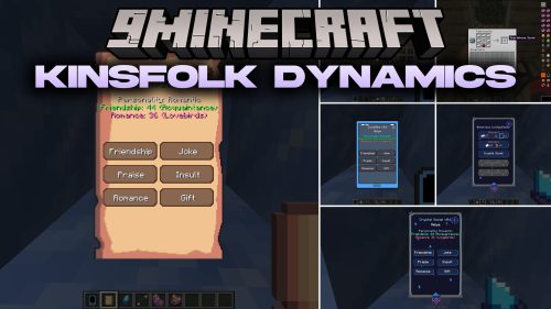 Kinsfolk Dynamics Mod (1.21.1, 1.20.1) - Build Real Bonds and Text