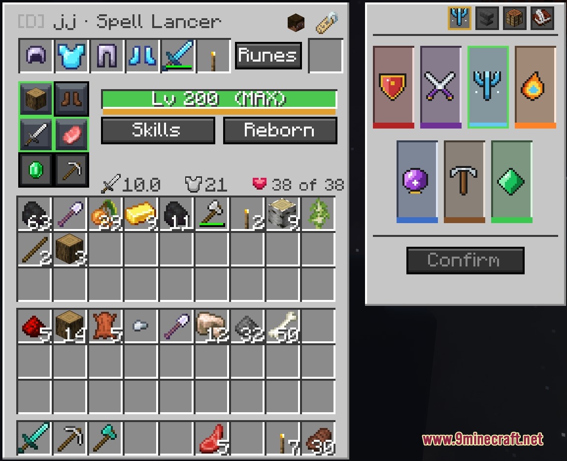Kinship Vanguard Mod Screenshot 4 The custom user interface displays character levels and class options in Kinship Vanguard