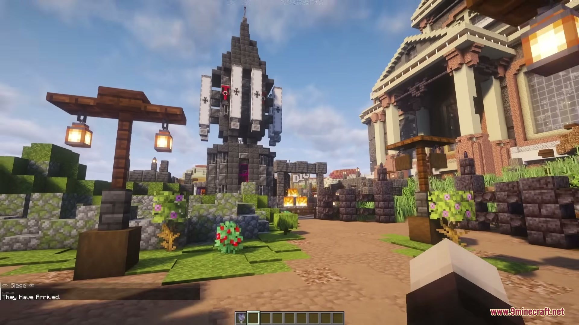 LARGE UPDATE SOON Rise of the Asens Mod Screenshot 2 Rise of the Asens Mod shows a dark tower during siege